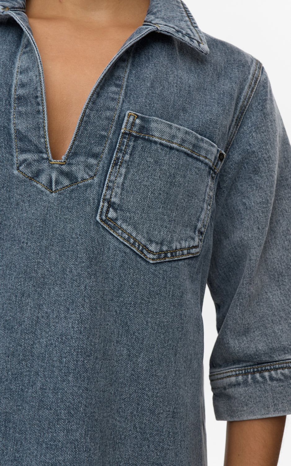 Nümph - Nutoronto Dress Medium Blue Washed Denim