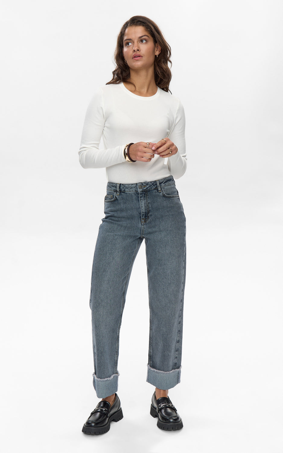 Nutoronto Jeans Medium Blue Washed Denim