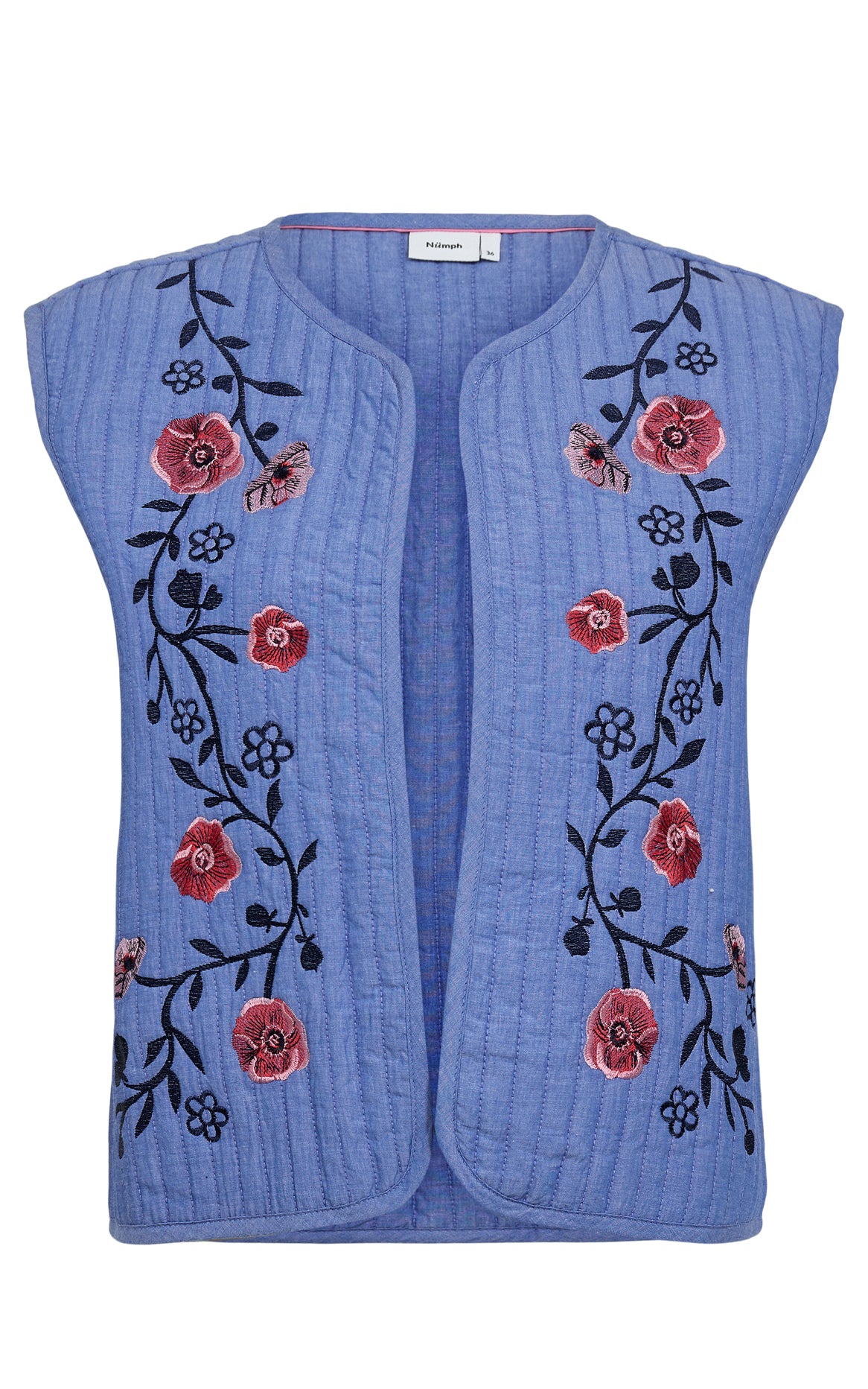 Nümph - Nujodie Vest Medium Blue Denim