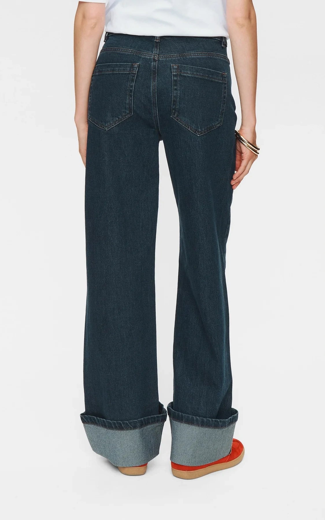 Nümph - Nutoronto Wide Jeans Dark Denim Blue