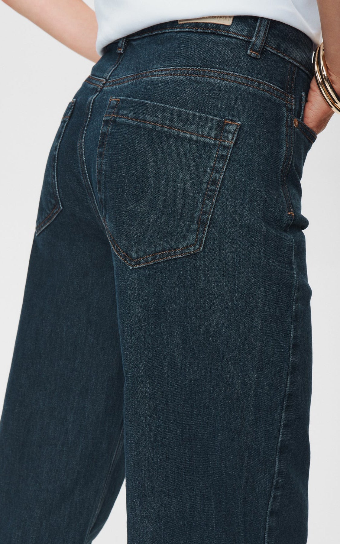 Nümph - Nutoronto Wide Jeans Dark Denim Blue