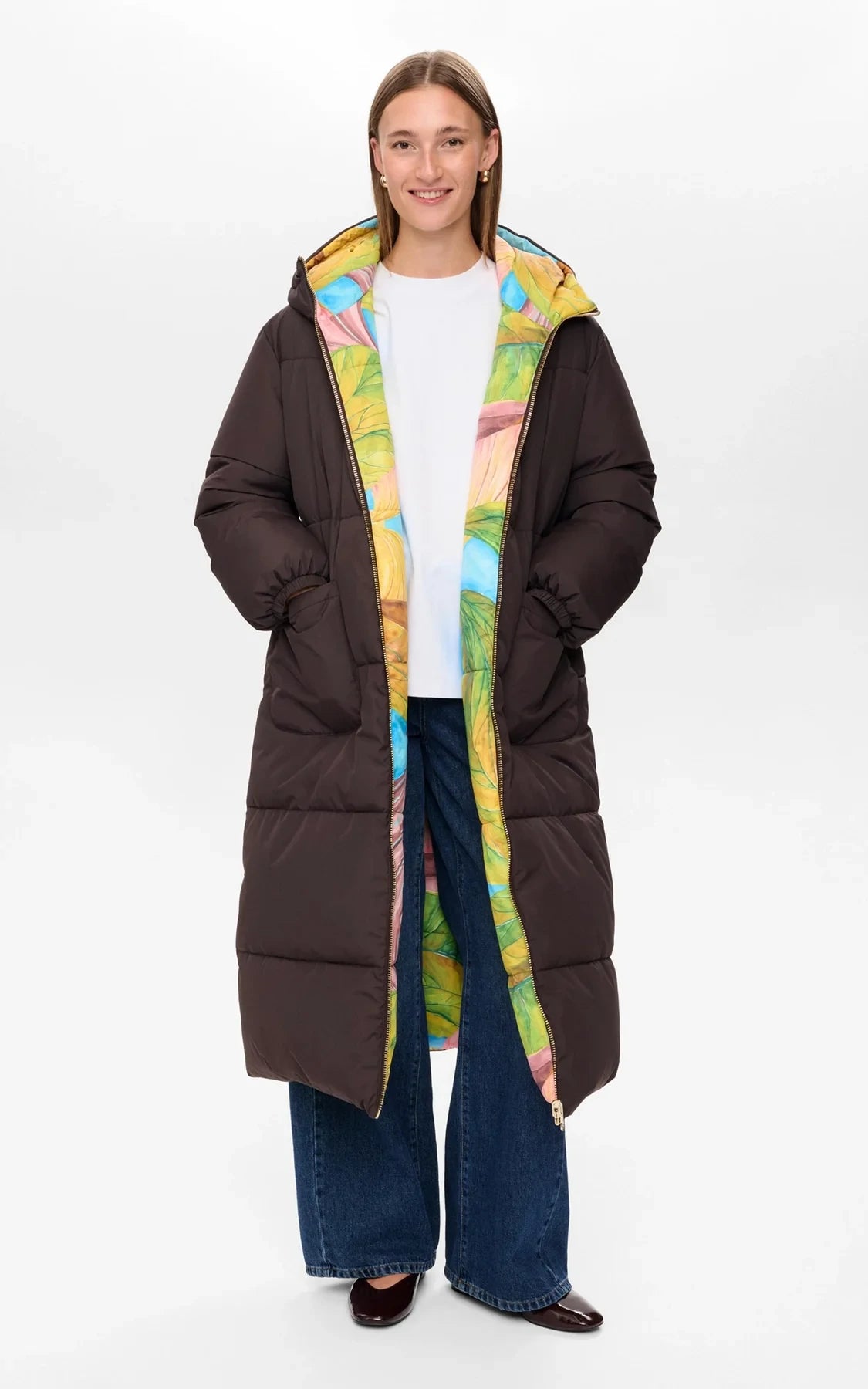 Nümph - Nusoula Reversible Jacket Black Coffee