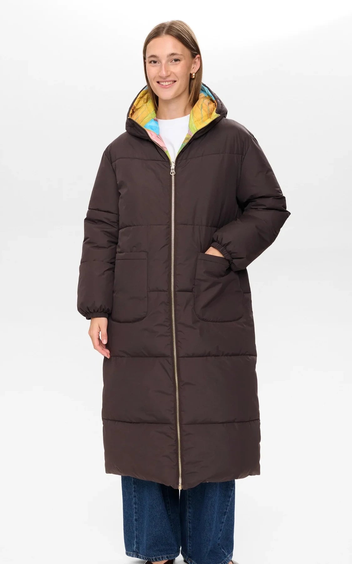 Nümph - Nusoula Reversible Jacket Black Coffee