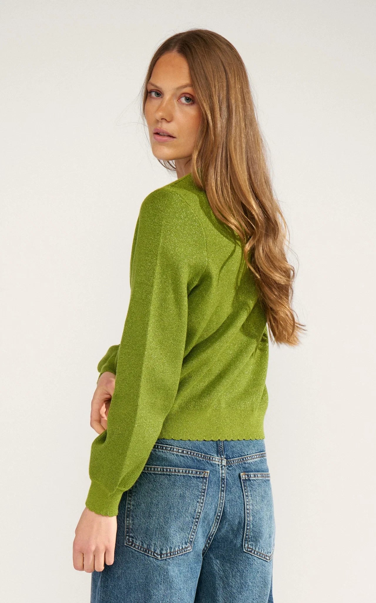 Nümph - Nubir Solid Pullover Calla Green