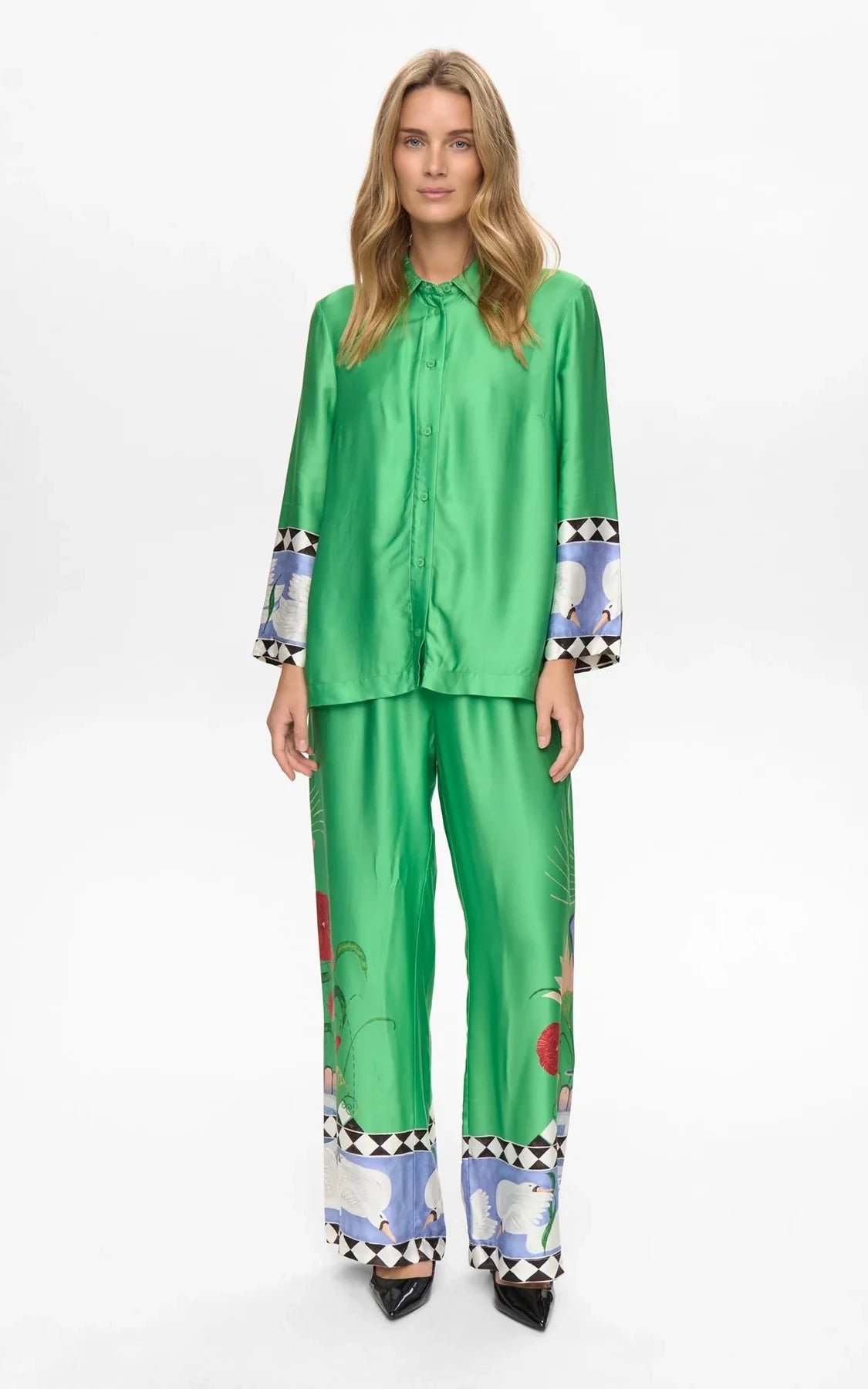 Nümph - Nuadelina Shirt Vibrant Green