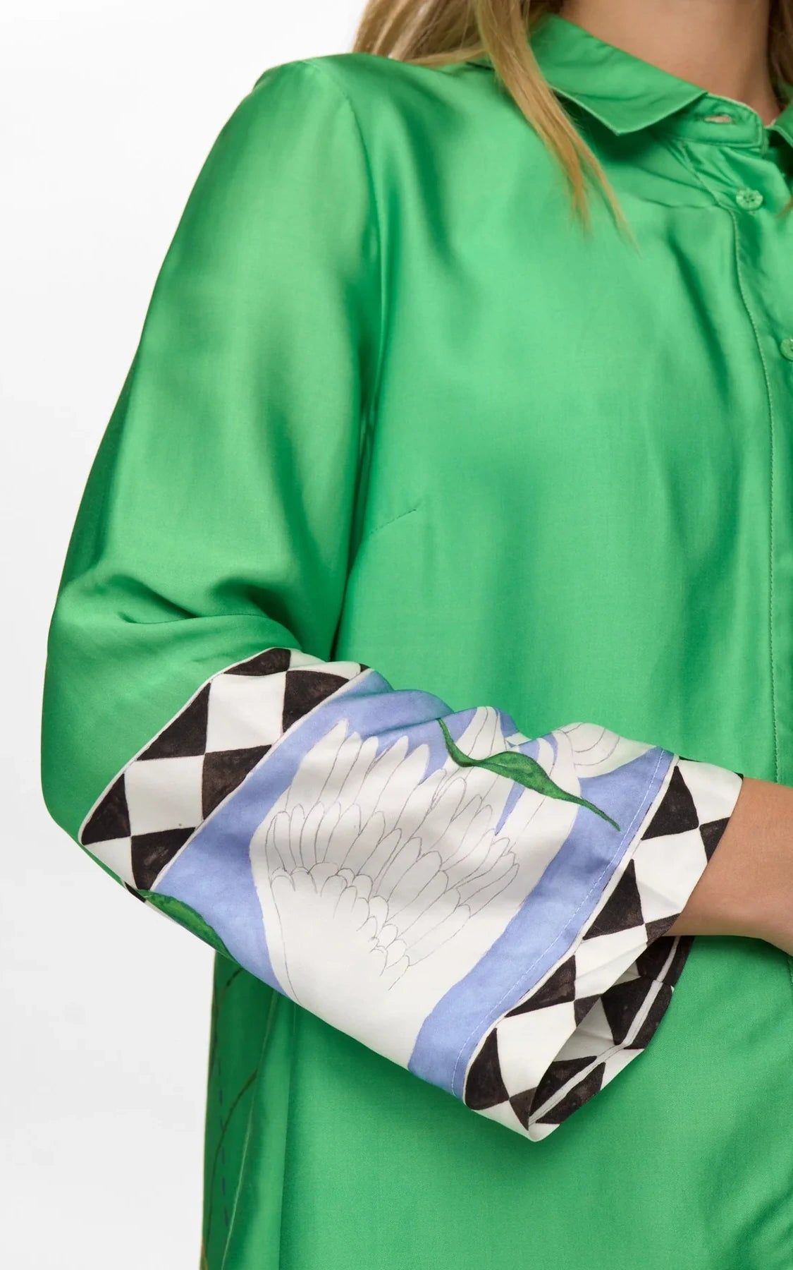 Nümph - Nuadelina Shirt Vibrant Green