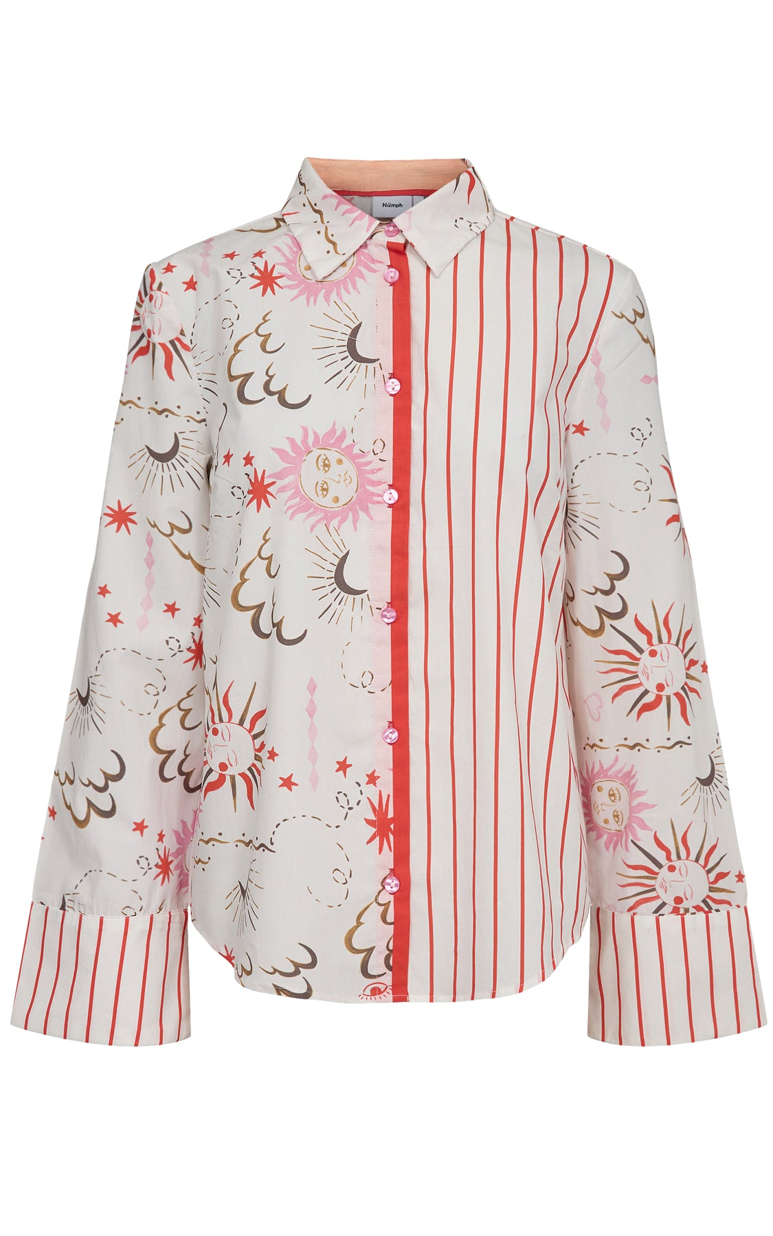 Nümph - Nusoleima Mix Shirt Cloud Dancer