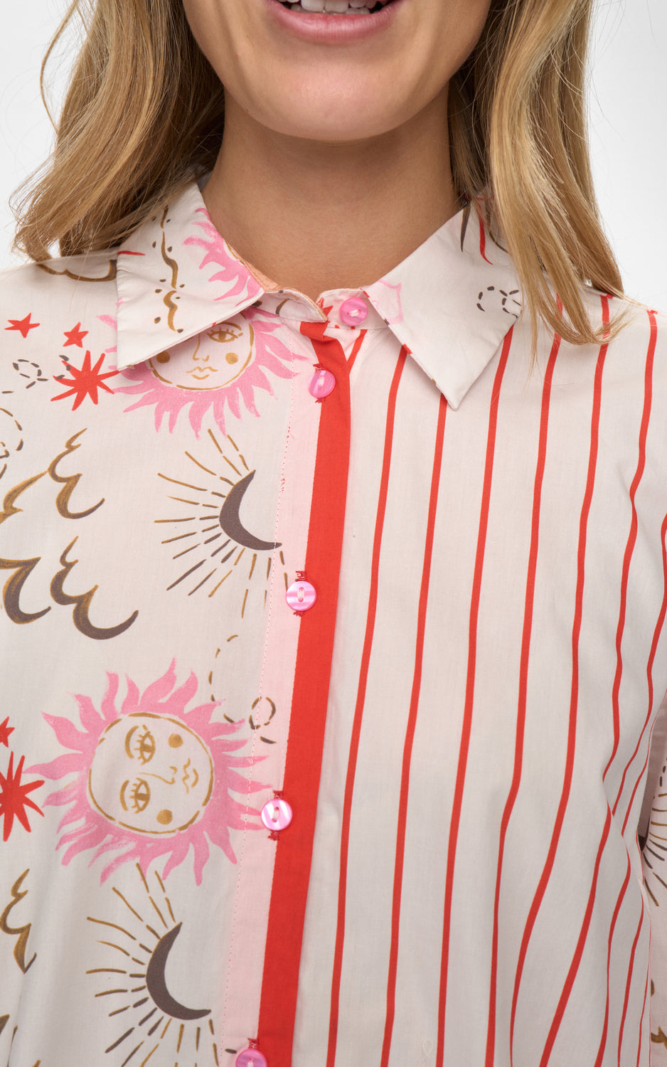 Nümph - Nusoleima Mix Shirt Cloud Dancer