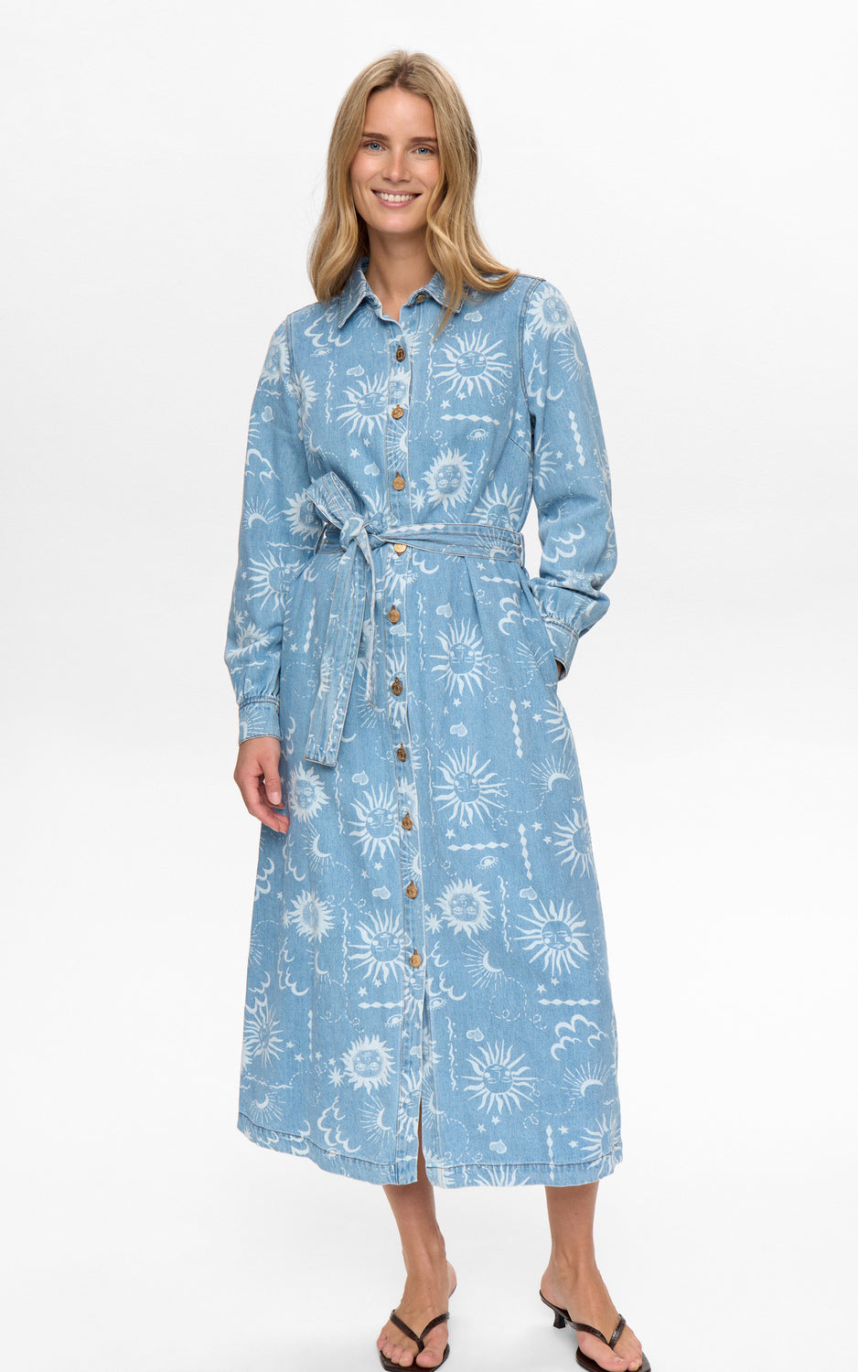 Nümph - Nugiselly Dress Light Blue Denim