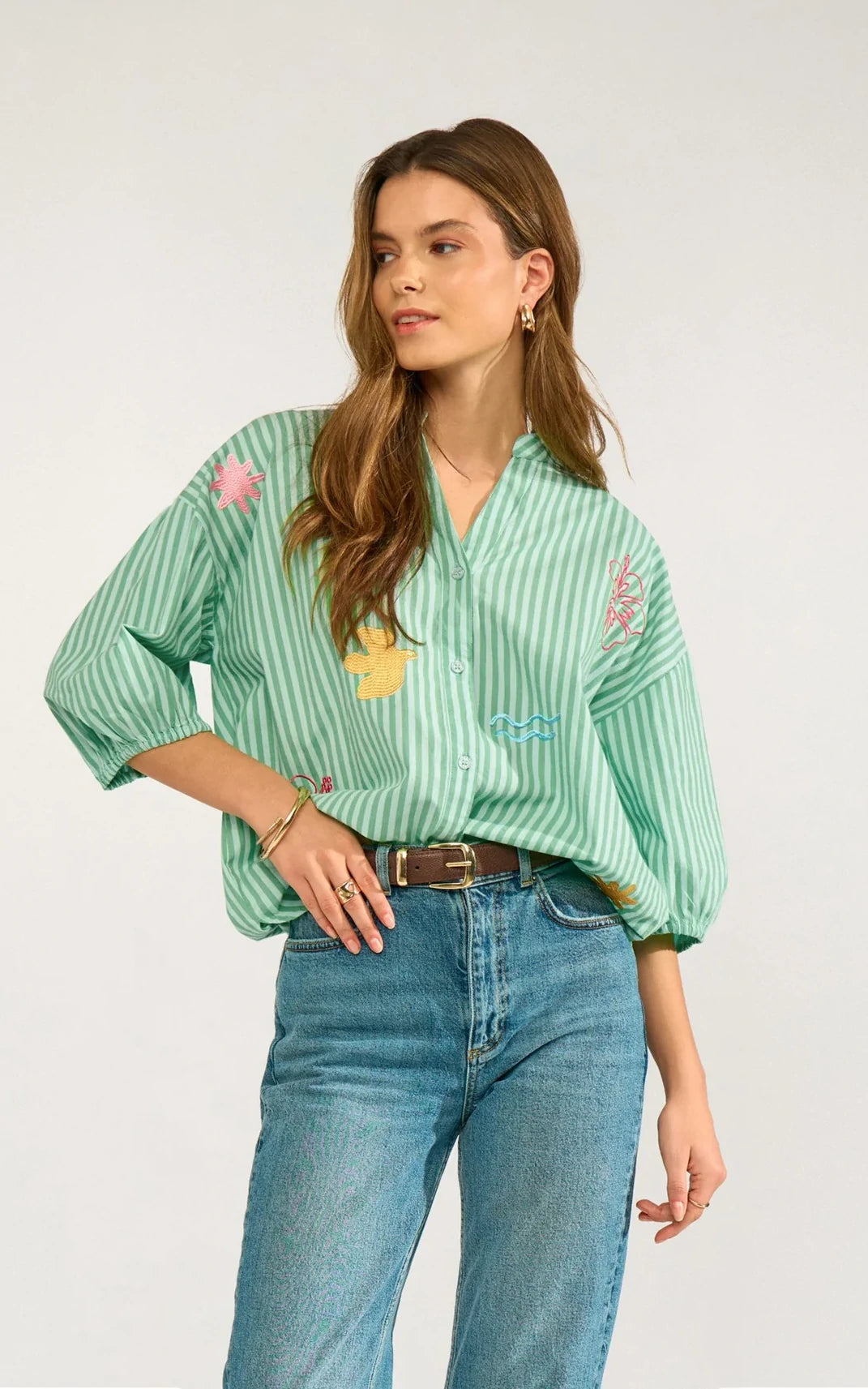 Nümph - Nuseanne Shirt Absinthe Green