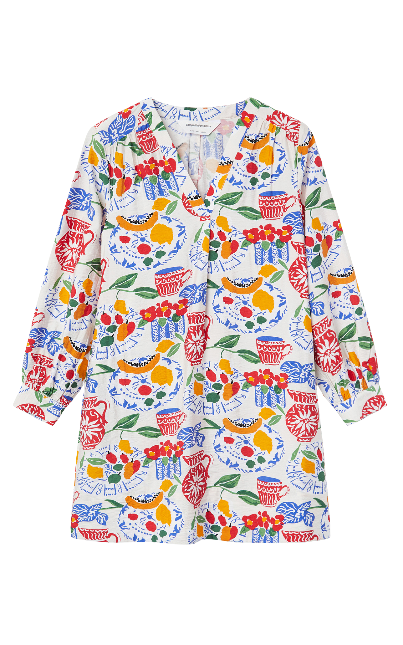 Compania Fantastica - Lush Print Short Dress