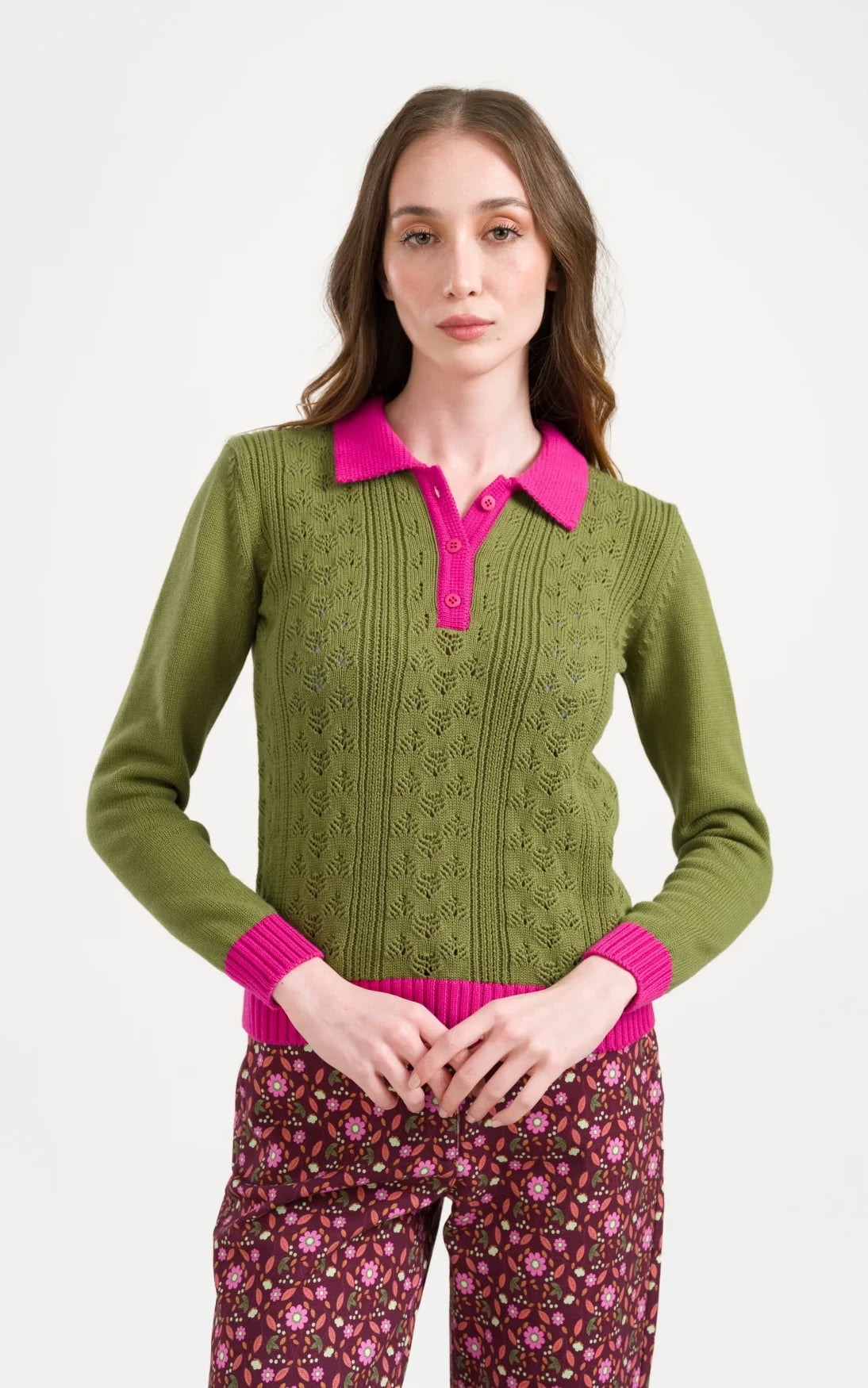 Lalamour - Romy Top Warm LS Knitwear Sphagnum