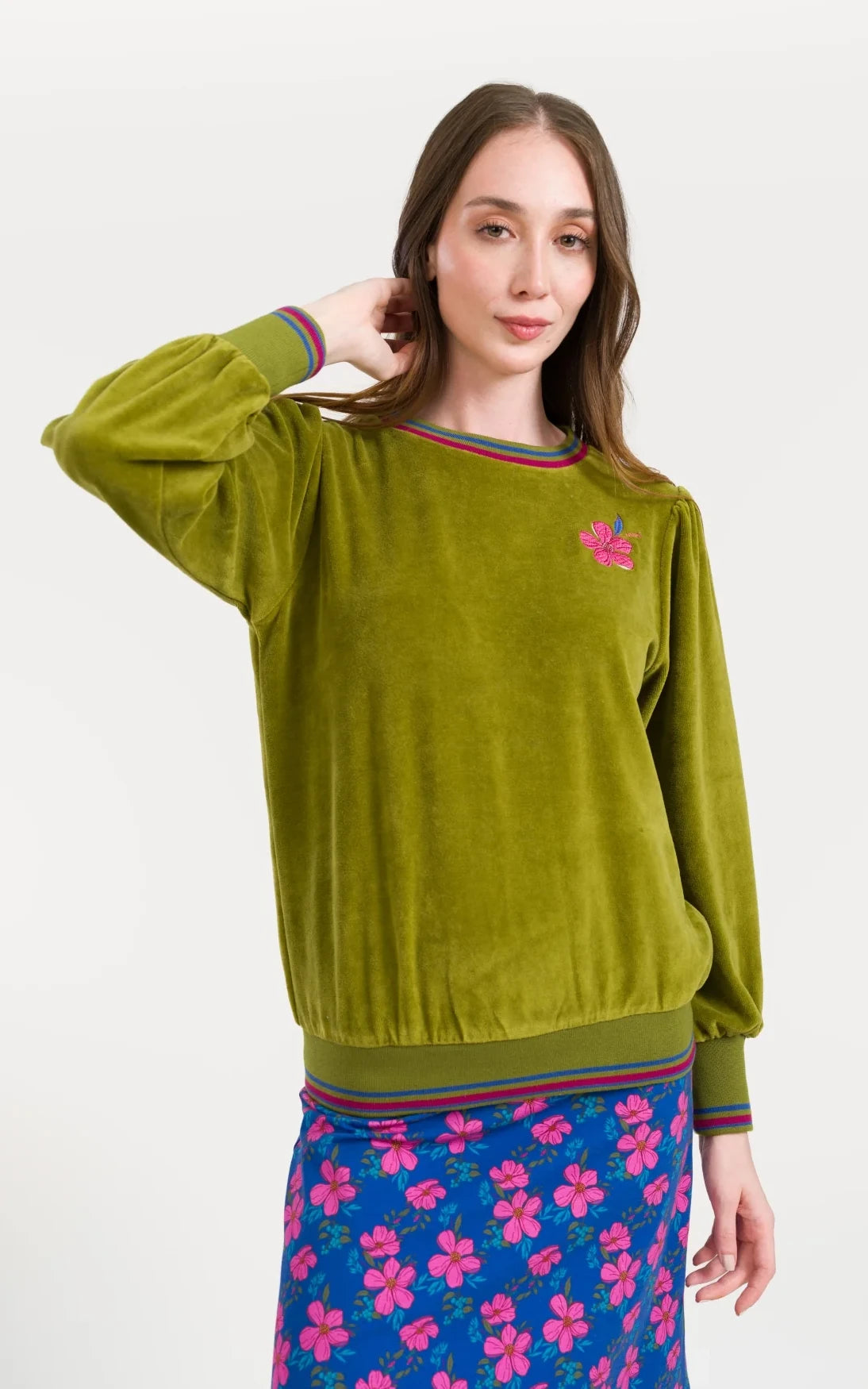 Lalamour - Juice Sweater Velour Sphagnum