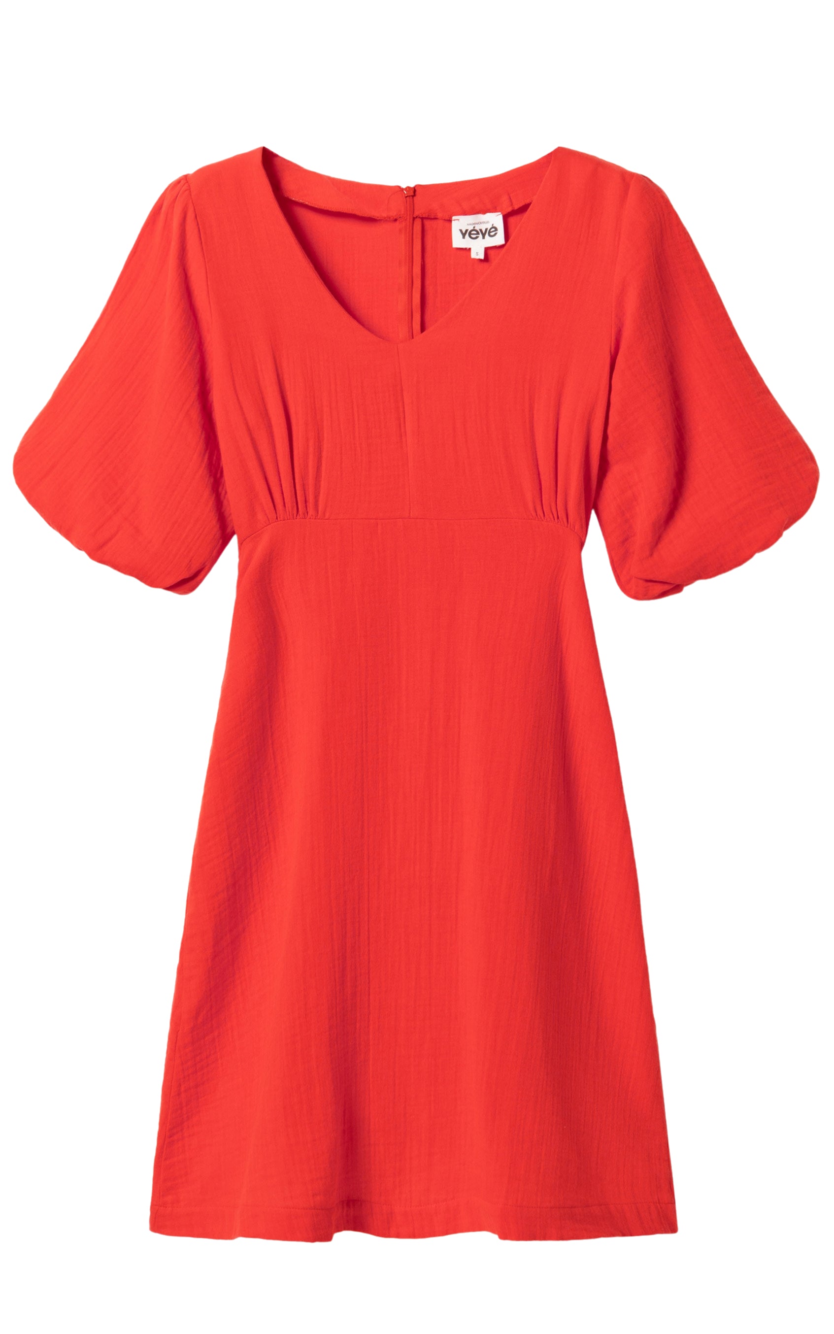 Mademoiselle YéYé - Blown Away Dress Fiery Red