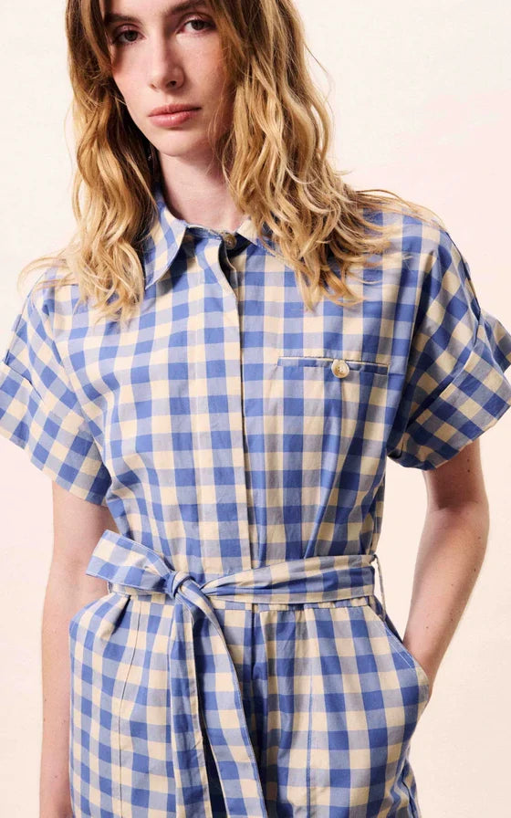 FRNCH - Oceanus Jumpsuit Azure Blue