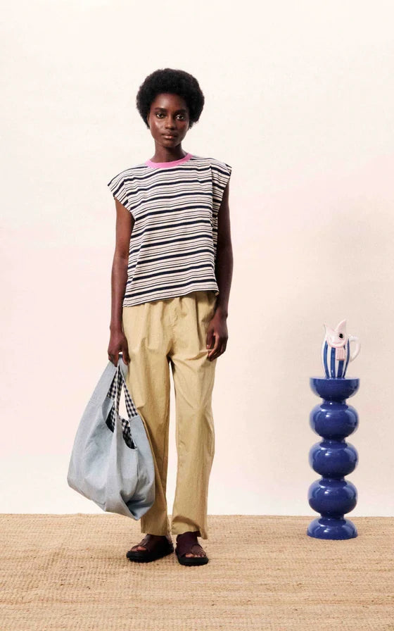 FRNCH - Siroka Top Navy Blue