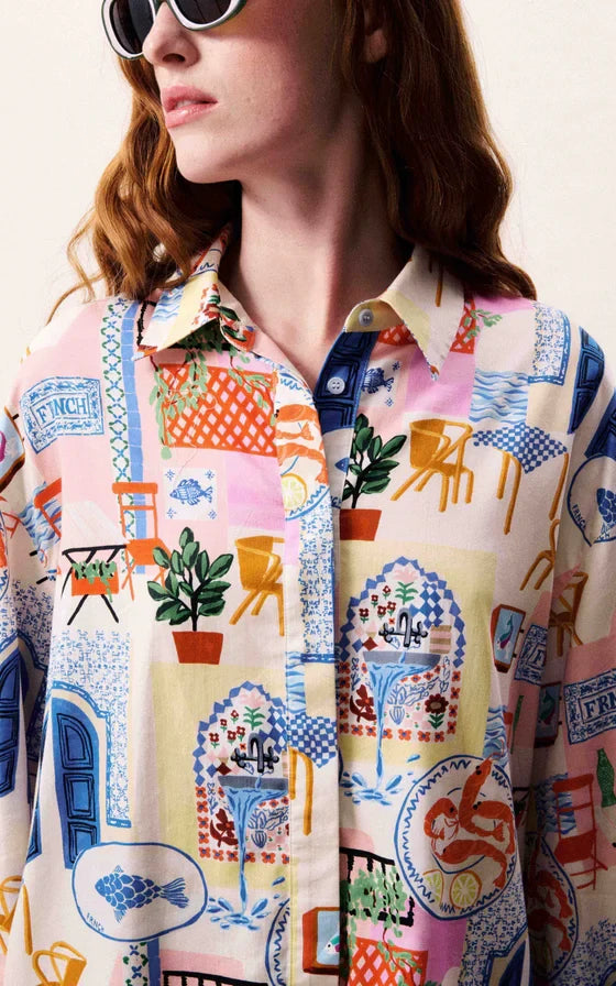 FRNCH - Topaze Shirt Water's Edge