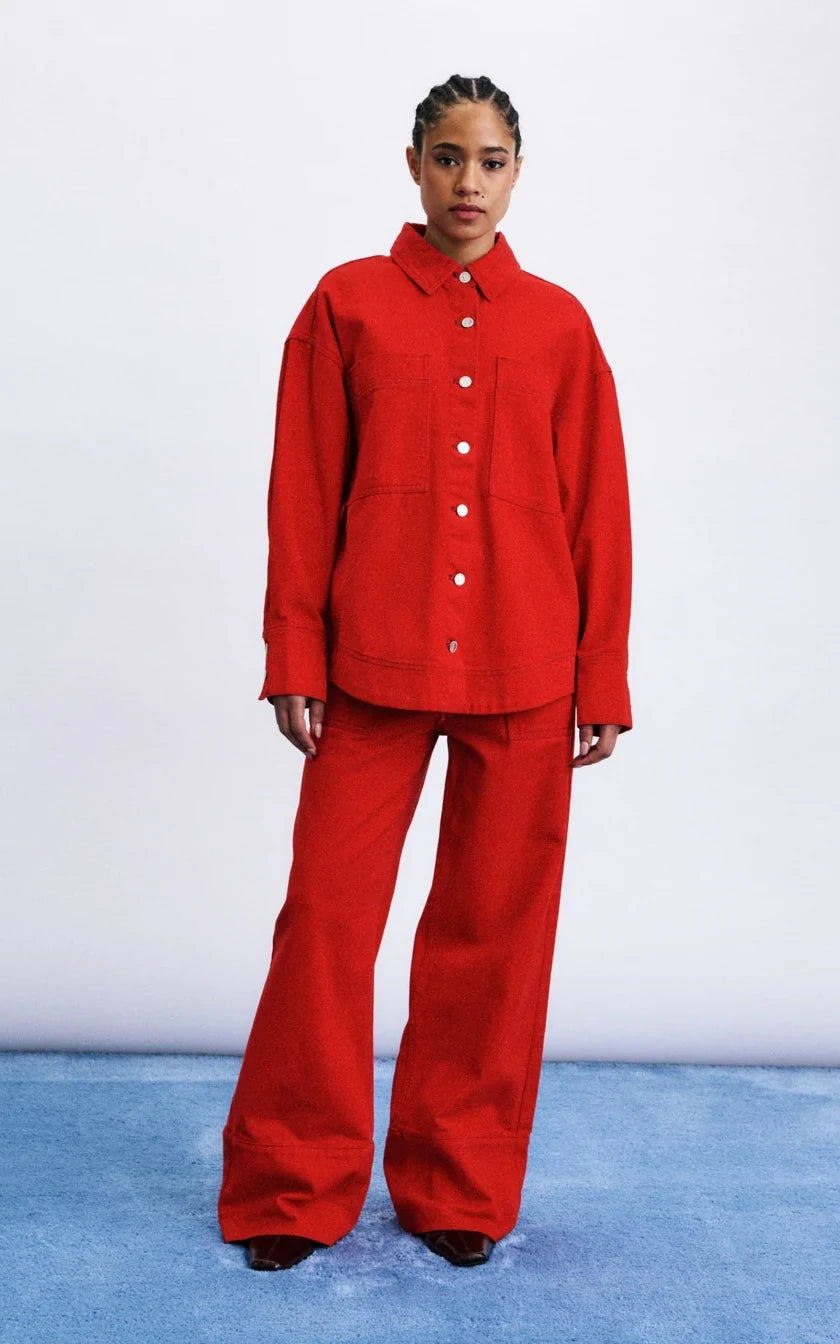 FRNCH - Shiretoko Red Overshirt