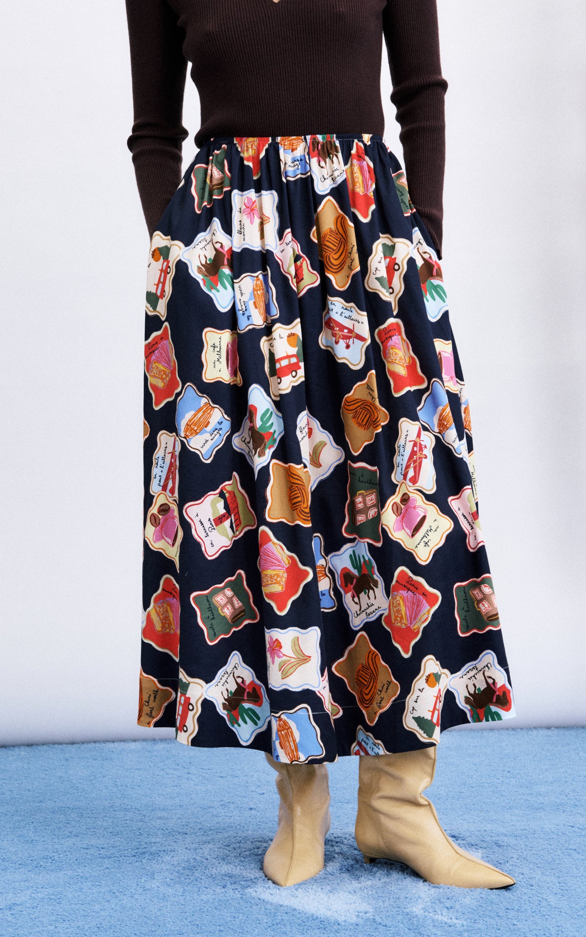 FRNCH - Borth Stamp Skirt