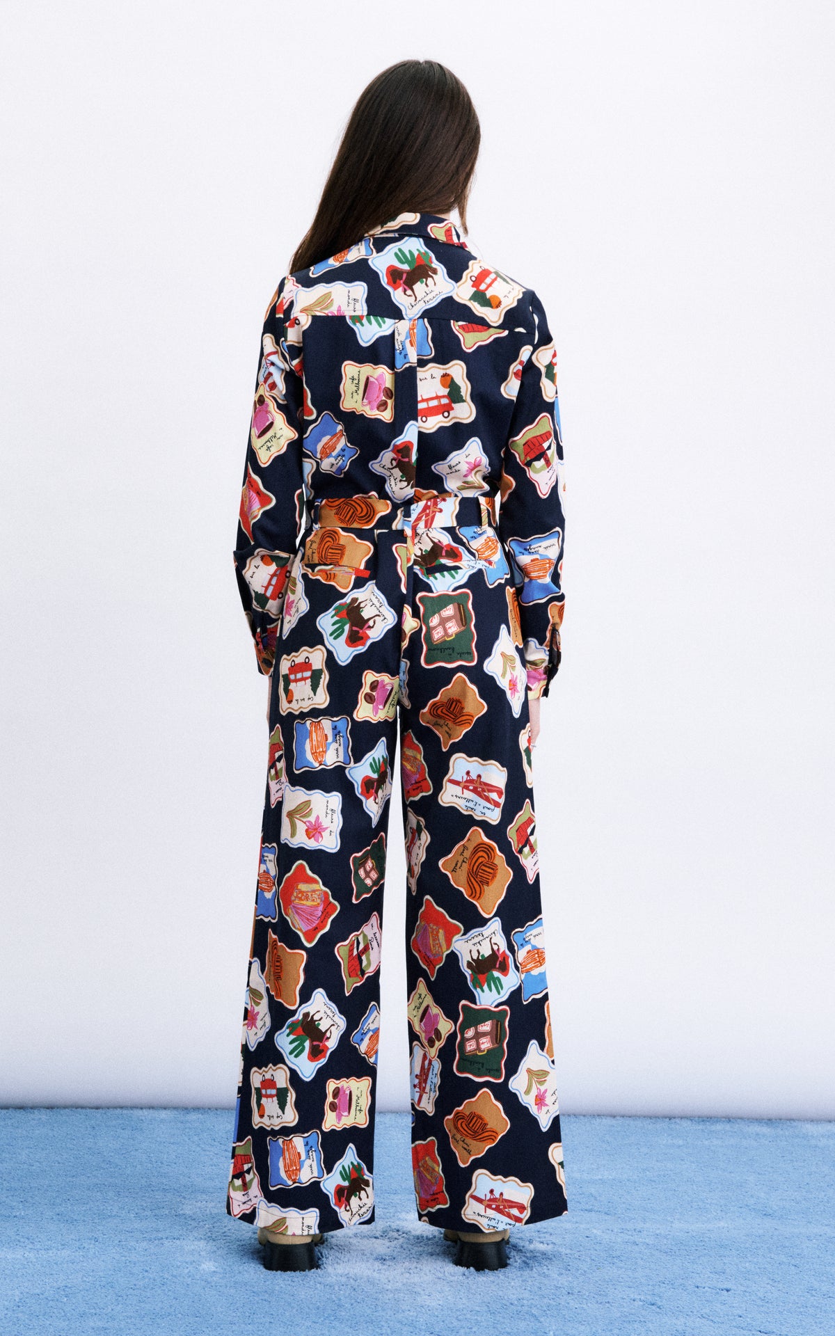 FRNCH - Cheviot Jumpsuit Stamps