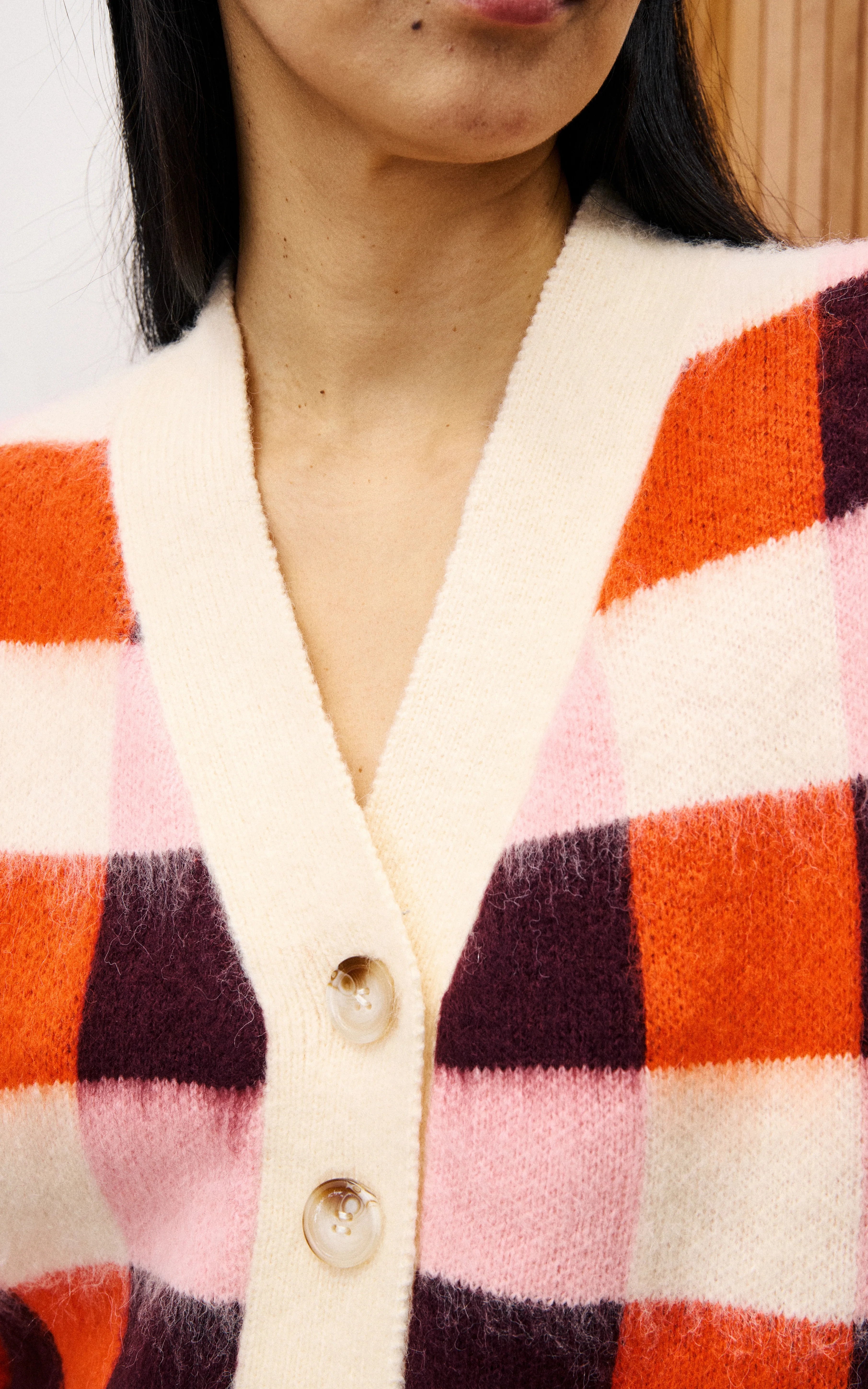 FRNCH - Viola Cardigan Rose