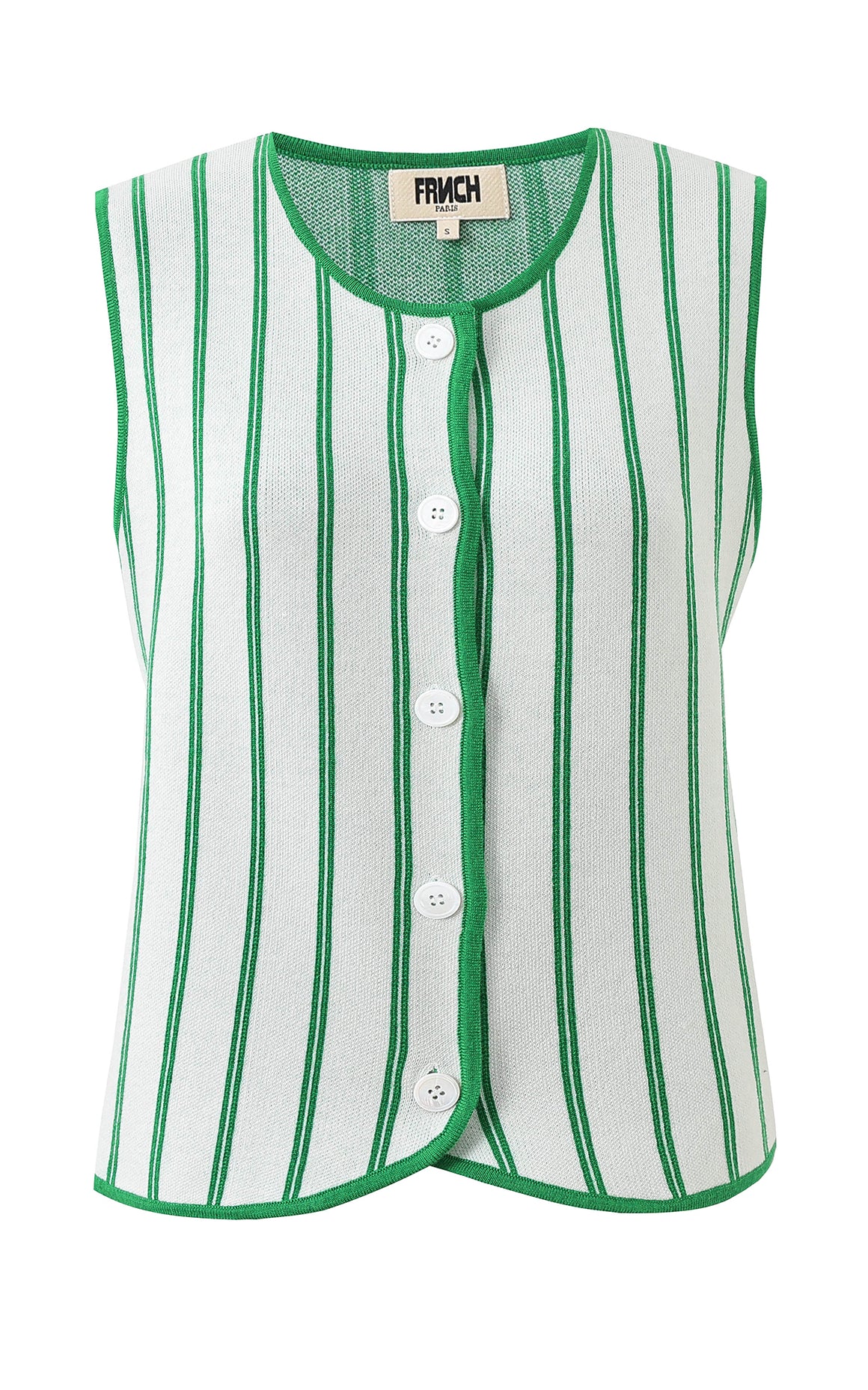 FRNCH - Niagara Green Cardigan