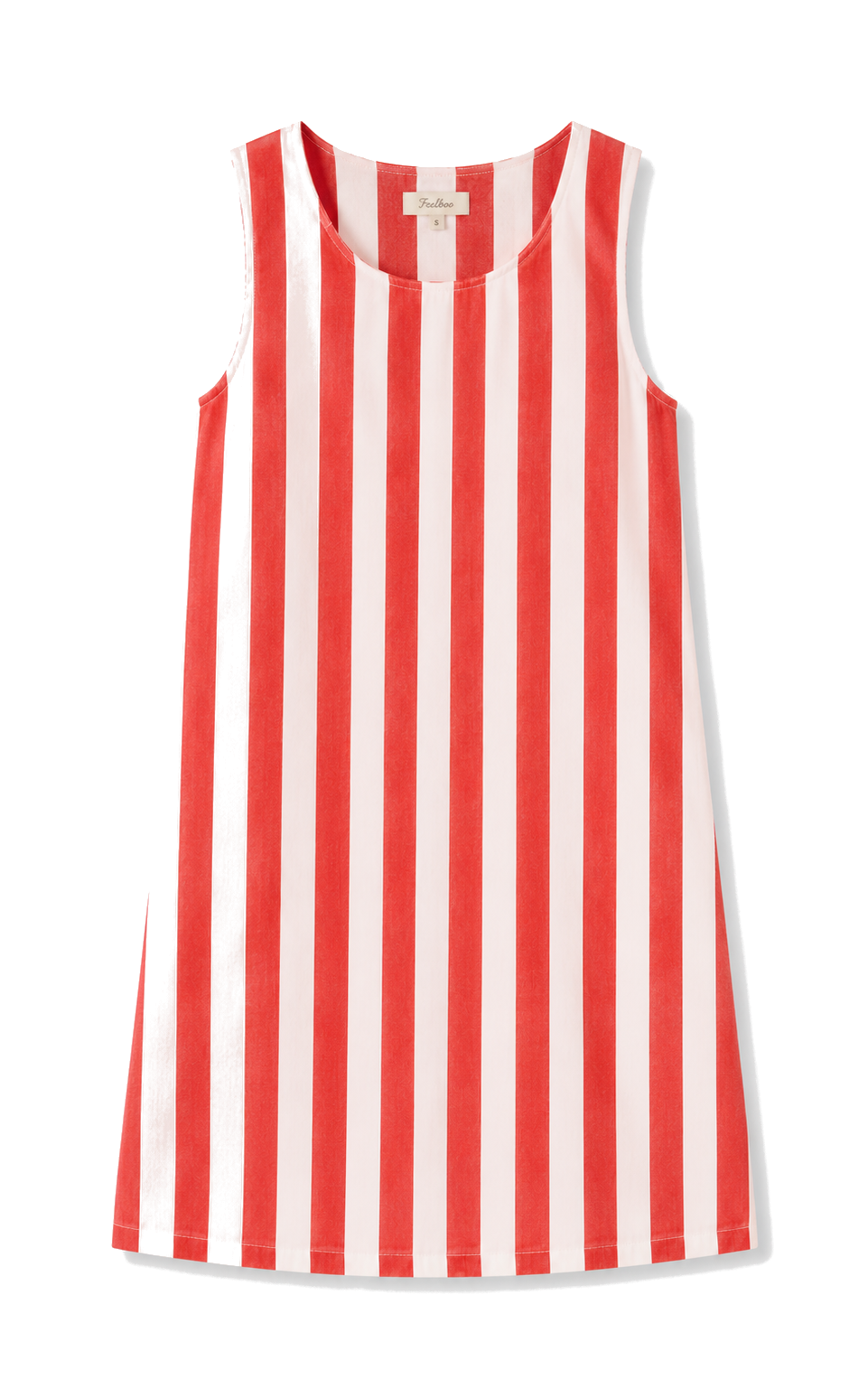 Striped Dress Red White