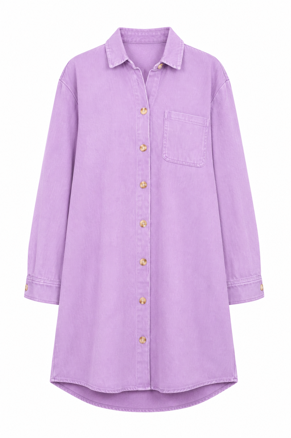 Lilac Shirt Dress