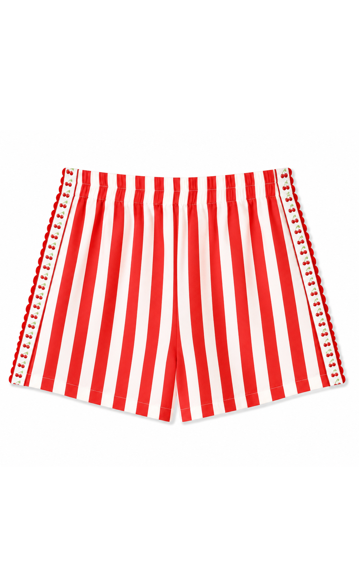 Striped Shorts Red Cherry