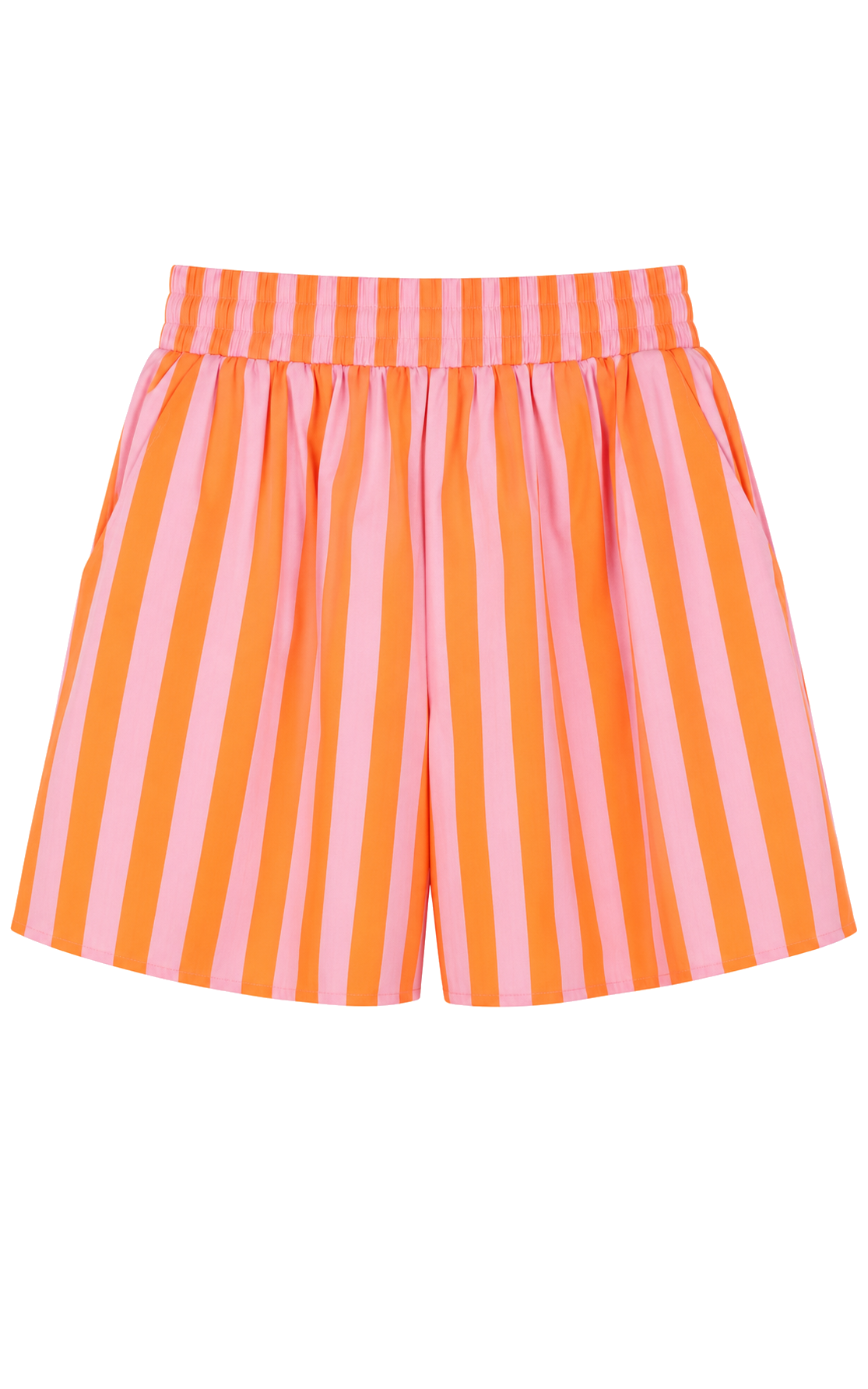 Striped Short Pink Orange
