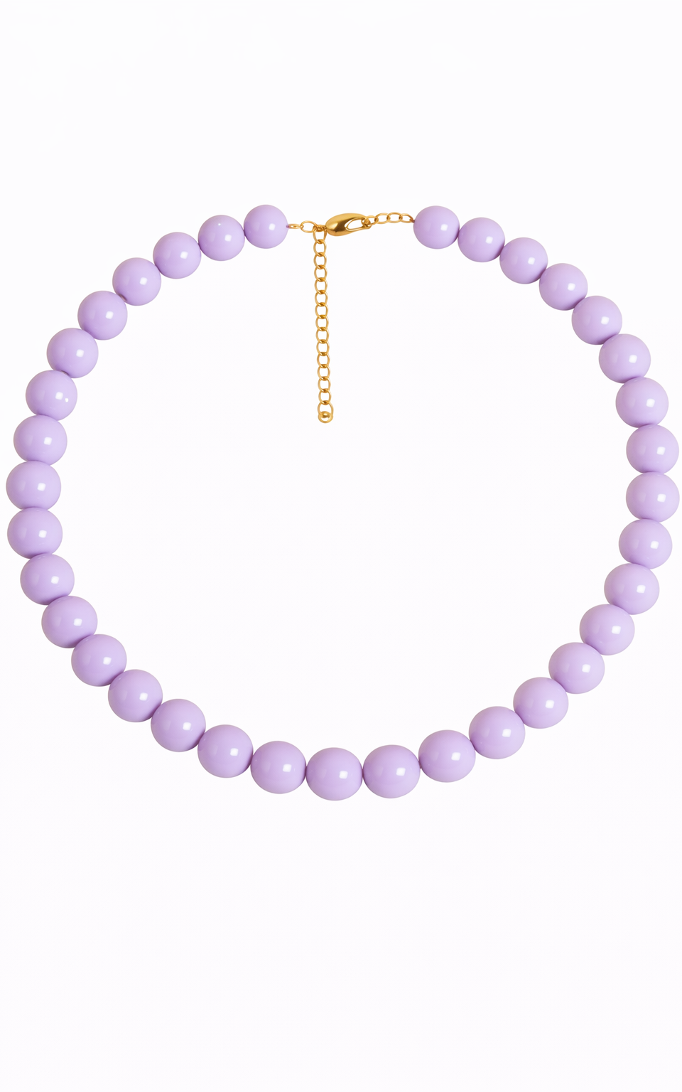 Bold Beads Ketting Lilac
