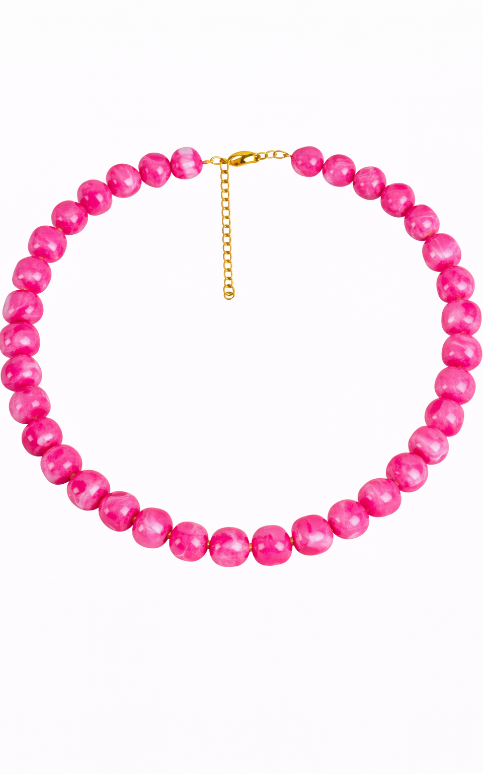 Bold Chunks Ketting Fuchsia