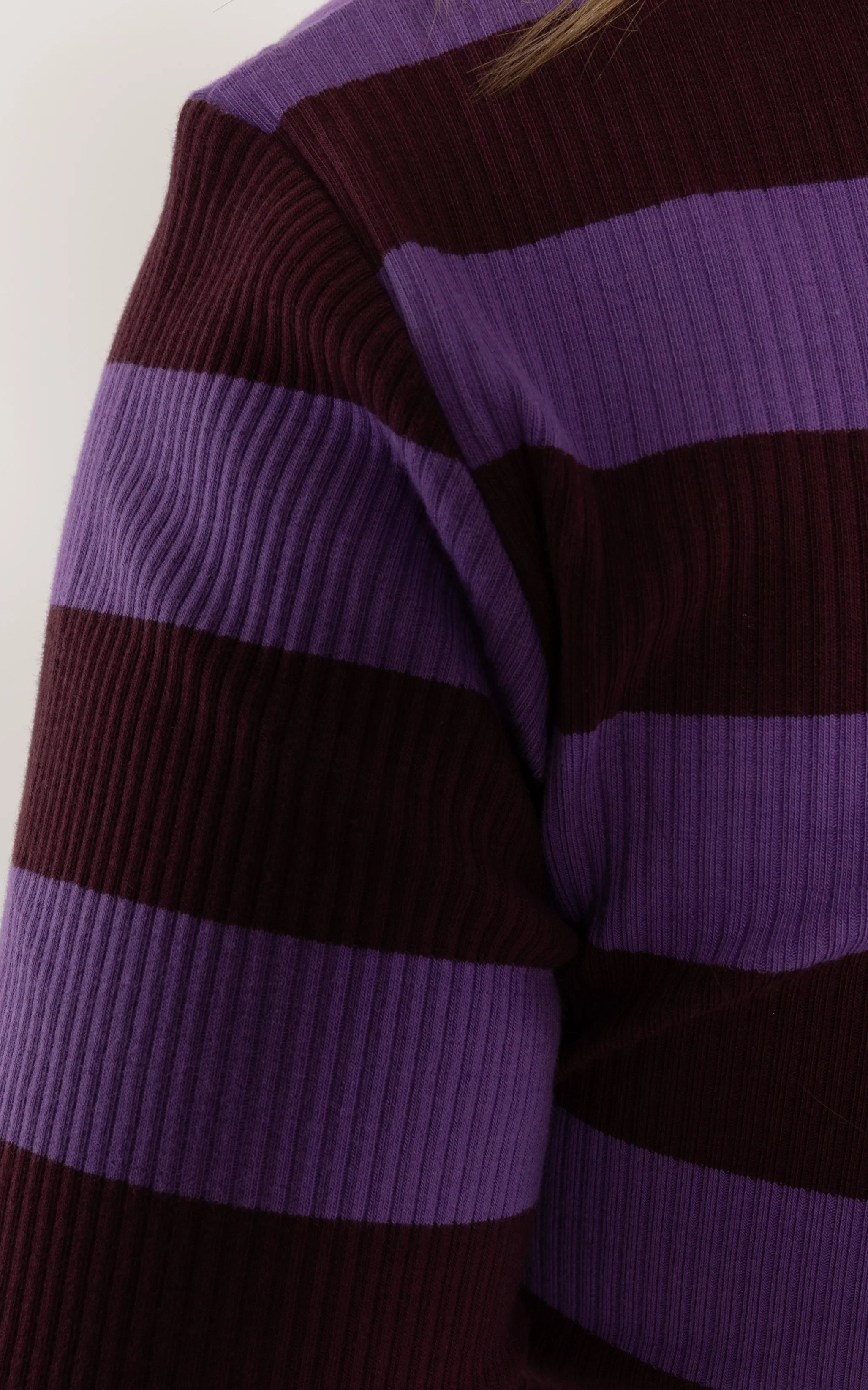 Danefae - Danehero Ribbing Tee Dark Wine Purple