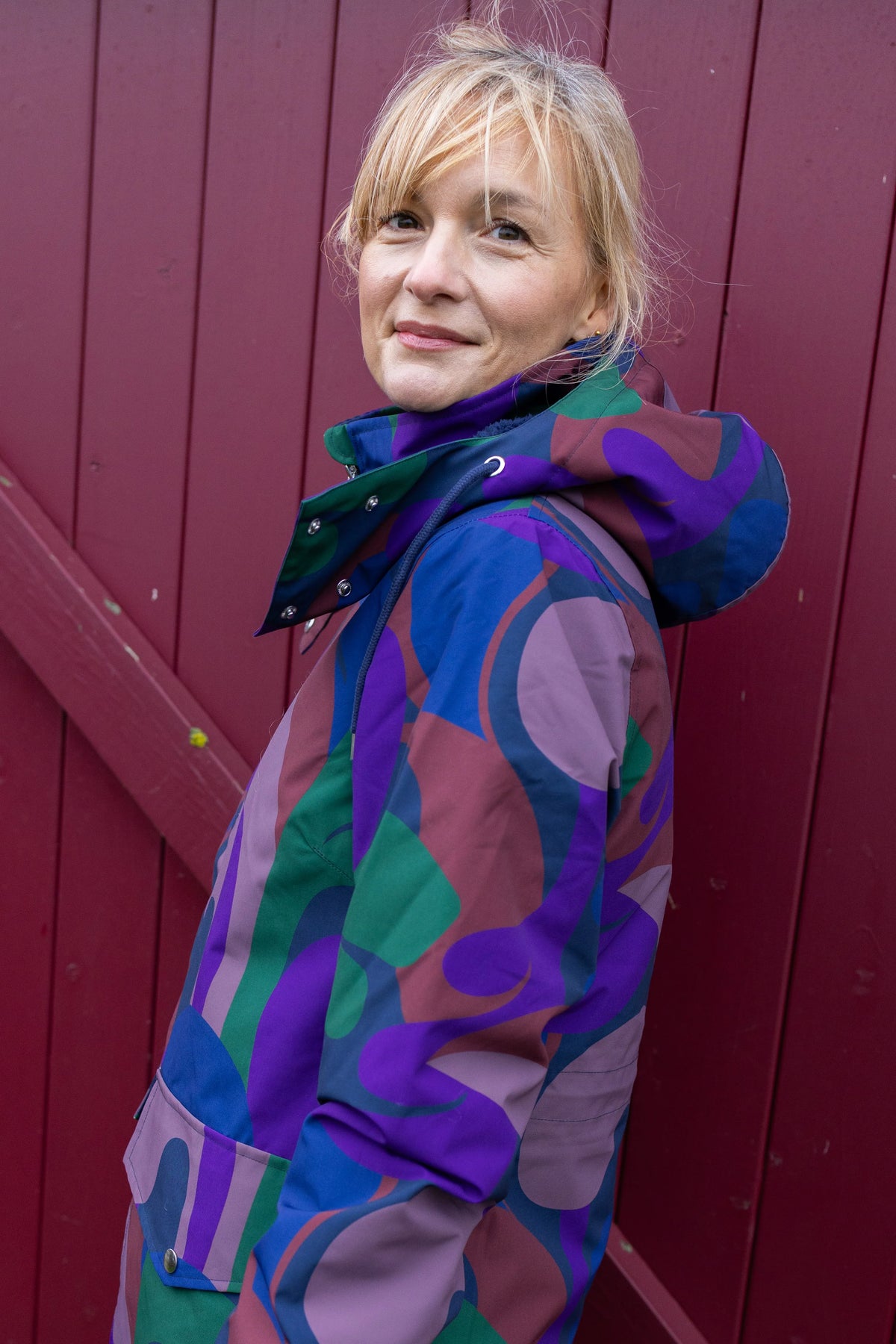 Danefae - Daneturell Winter Coat Grey Plum Trops