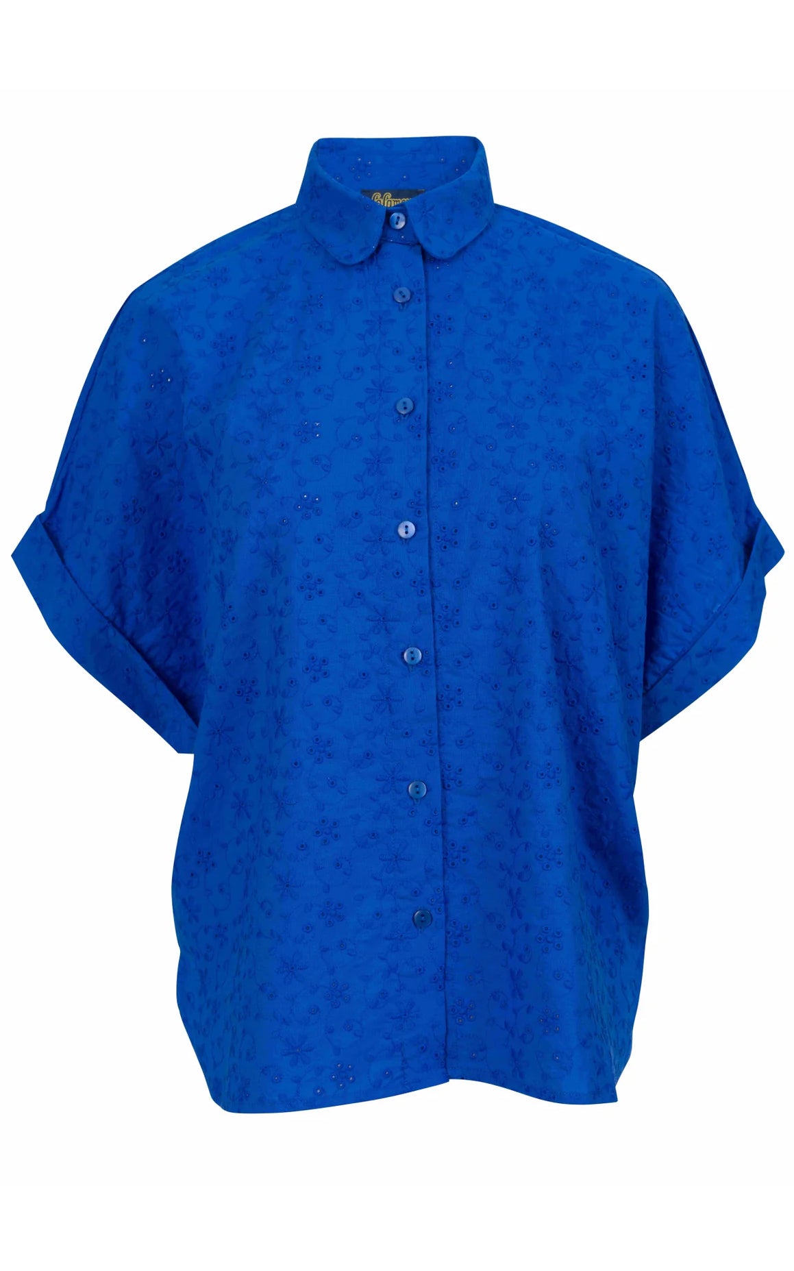 Lalamour - Jill Blouse Broidery Blue