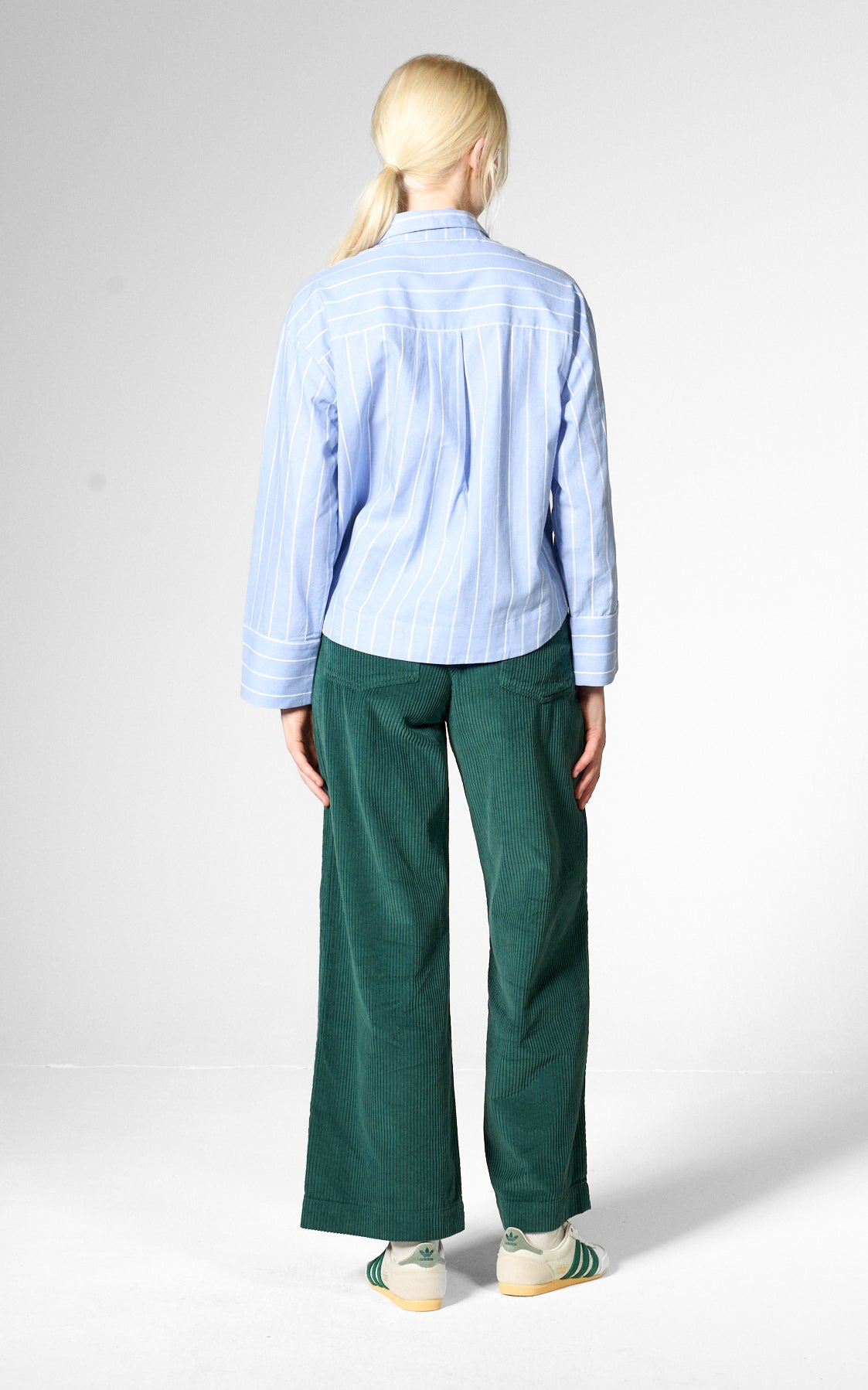 Mademoiselle YéYé - Leafs And Roots Blouse Striped Blue
