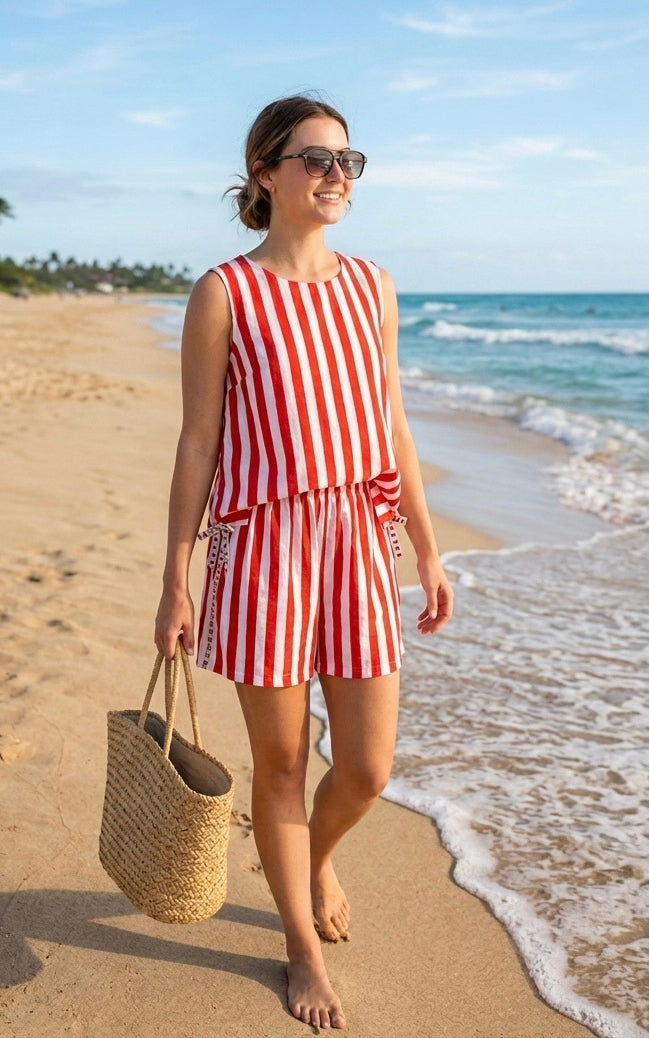 Striped Top Red Cherry