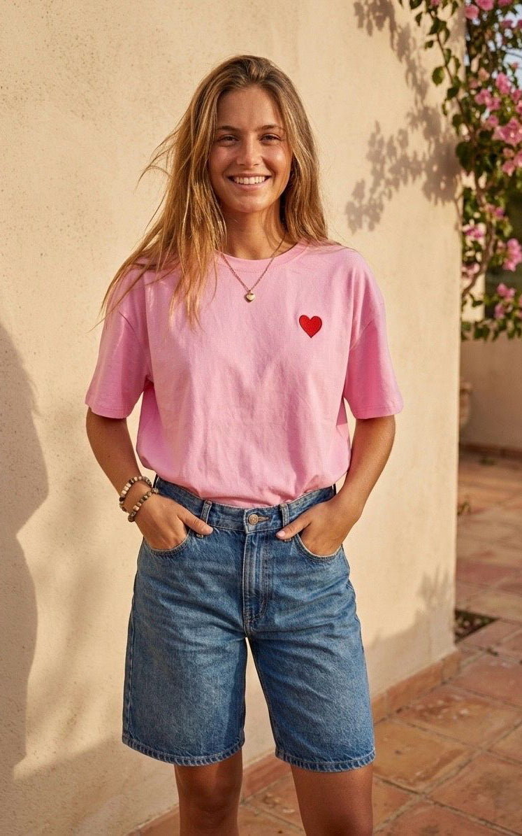 Pink T-shirt Hearts