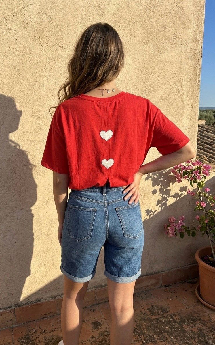Red T-shirt Hearts