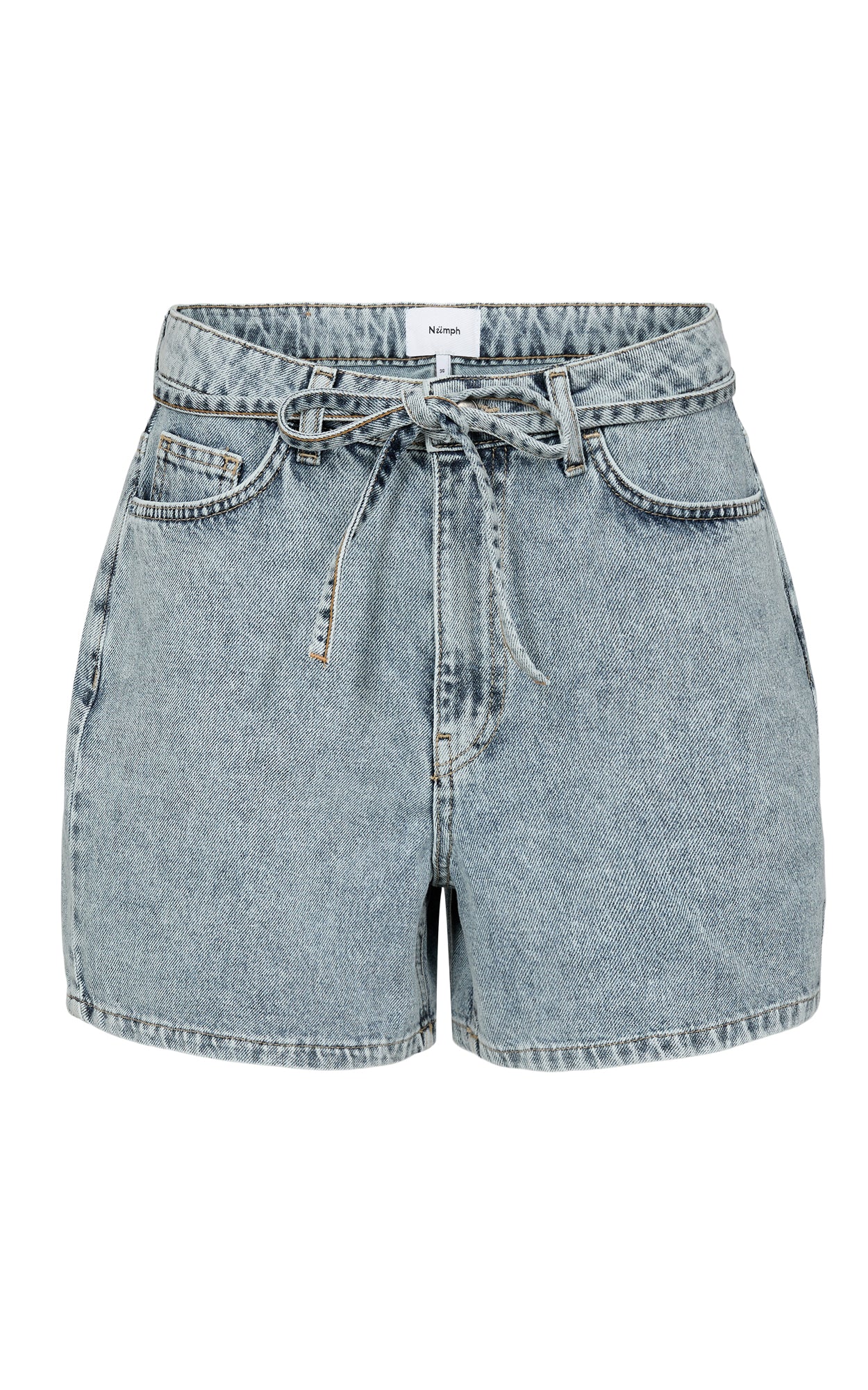 Nümph - Nubrooklyn Shorts Light Blue Bleach