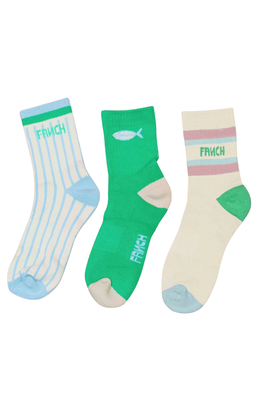 FRNCH - Tethys Green Socks