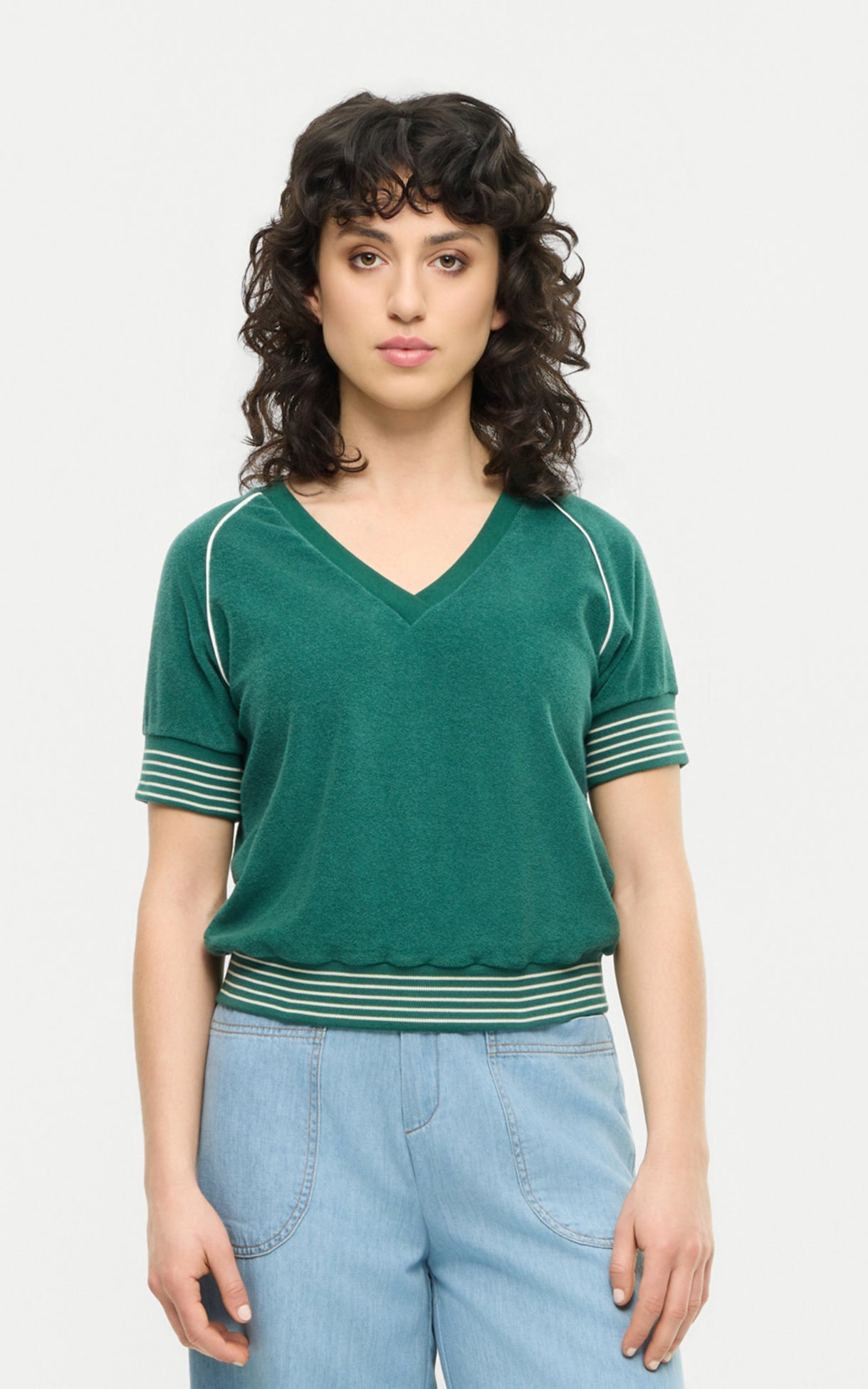 Mademoiselle YéYé - Rollcall Shirt Rain Forest