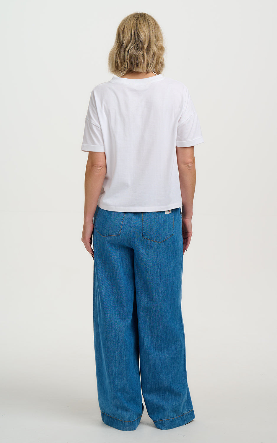 Sugarhill Brighton - Celia Boxy T-shirt White Pocket Hearts