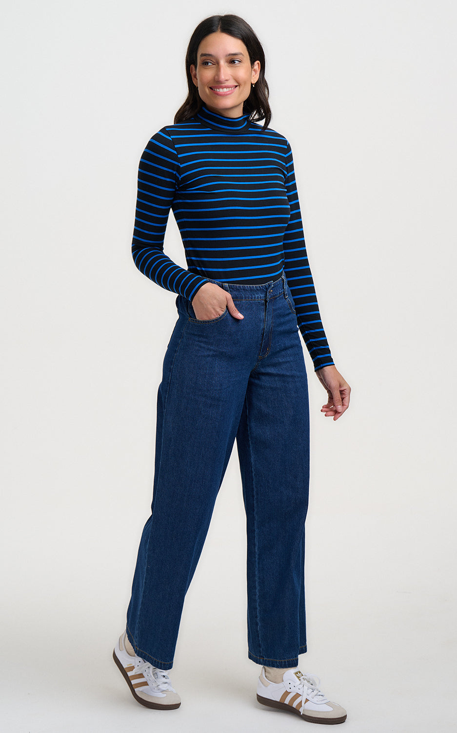 Sugarhill Brighton - Annika Turtleneck Jersey Top