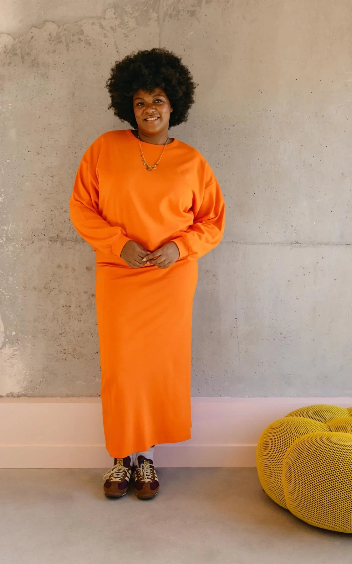 We Are Jolies - Jupe Longue Orange