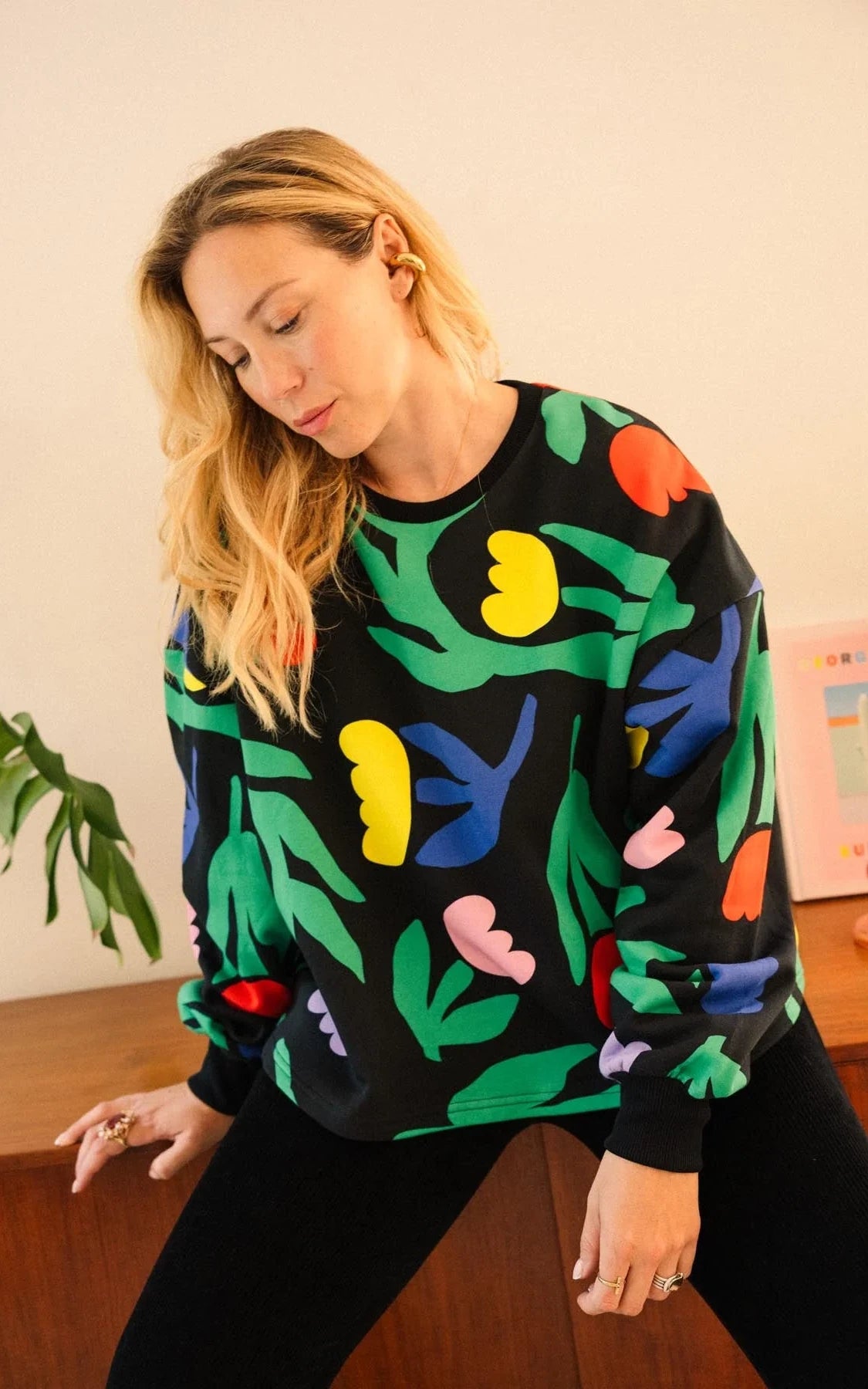 We Are Jolies - Sweat Tulipia Noir