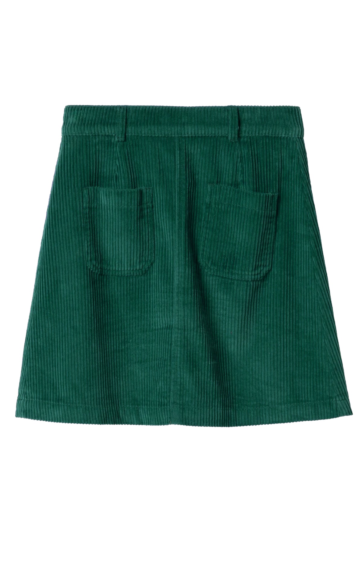Mademoiselle YéYé - Wild Rib Mini Skirt Botanical Green
