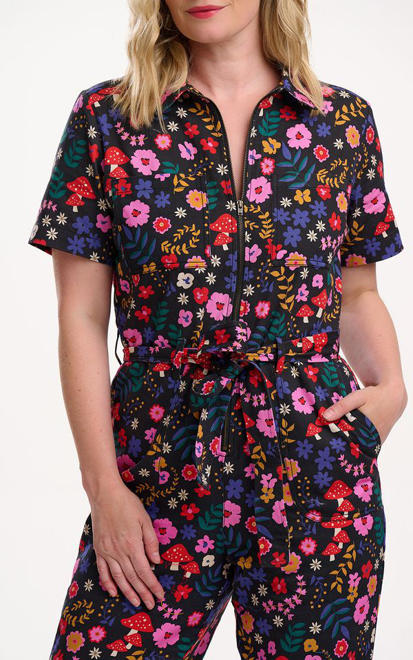 Sugarhill Brighton - Billy Boilersuit Multi Toadstool Floral