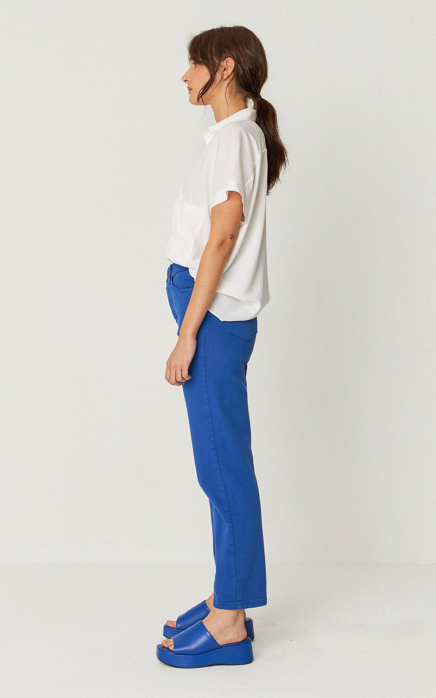 SKFK - Ania Trousers Indigo Blue