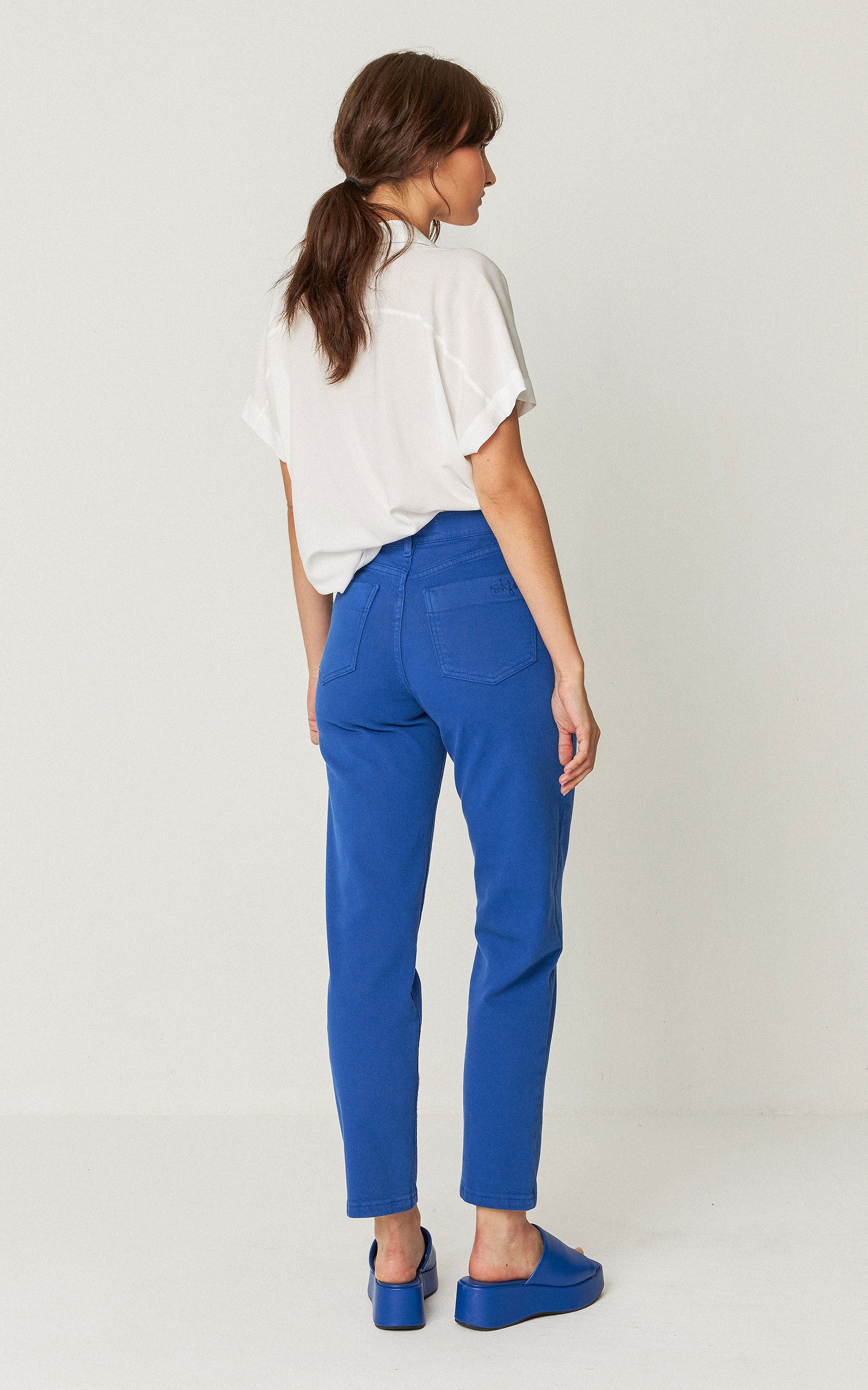SKFK - Ania Trousers Indigo Blue